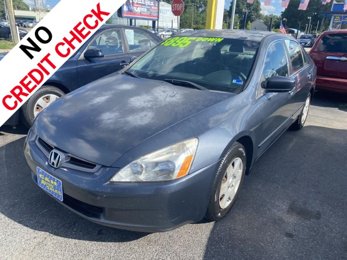 2005 GRAY HONDA ACCORD LX (JHMCM56455C) with an 2.4L engine, Automatic transmission, located at 930 E Little Creek Road, Norfolk, VA, 23518, (757) 588-0420, 36.915051, -76.244408- Photo#0