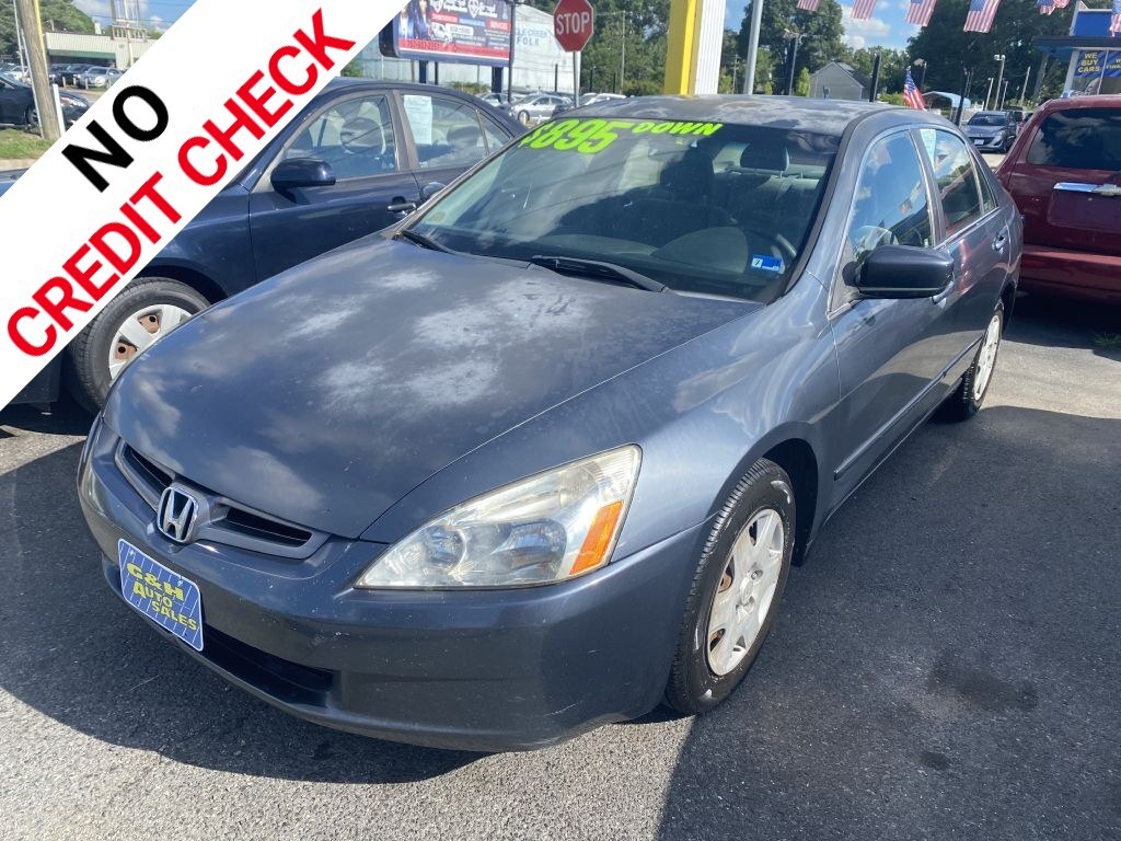 2005 GRAY HONDA ACCORD LX (JHMCM56455C) with an 2.4L engine, Automatic transmission, located at 930 E Little Creek Road, Norfolk, VA, 23518, (757) 588-0420, 36.915051, -76.244408- Photo#0