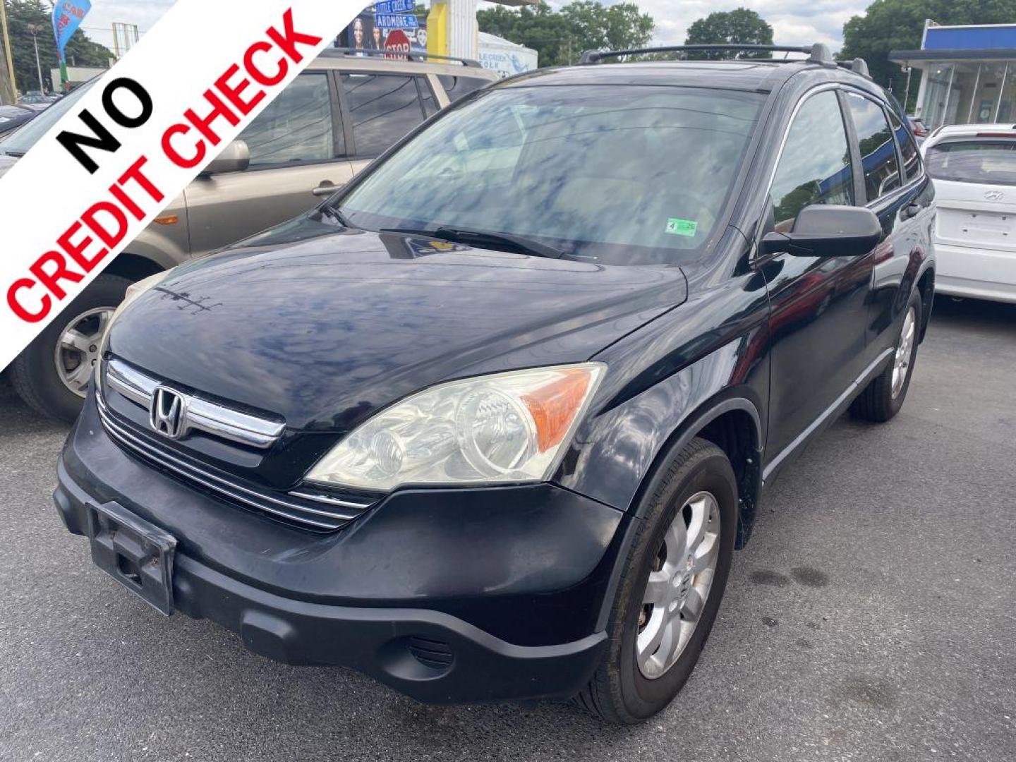 2008 BLACK HONDA CR-V EX (5J6RE48518L) with an 2.4L engine, Automatic transmission, located at 930 E Little Creek Road, Norfolk, VA, 23518, (757) 588-0420, 36.915051, -76.244408 - Photo#0