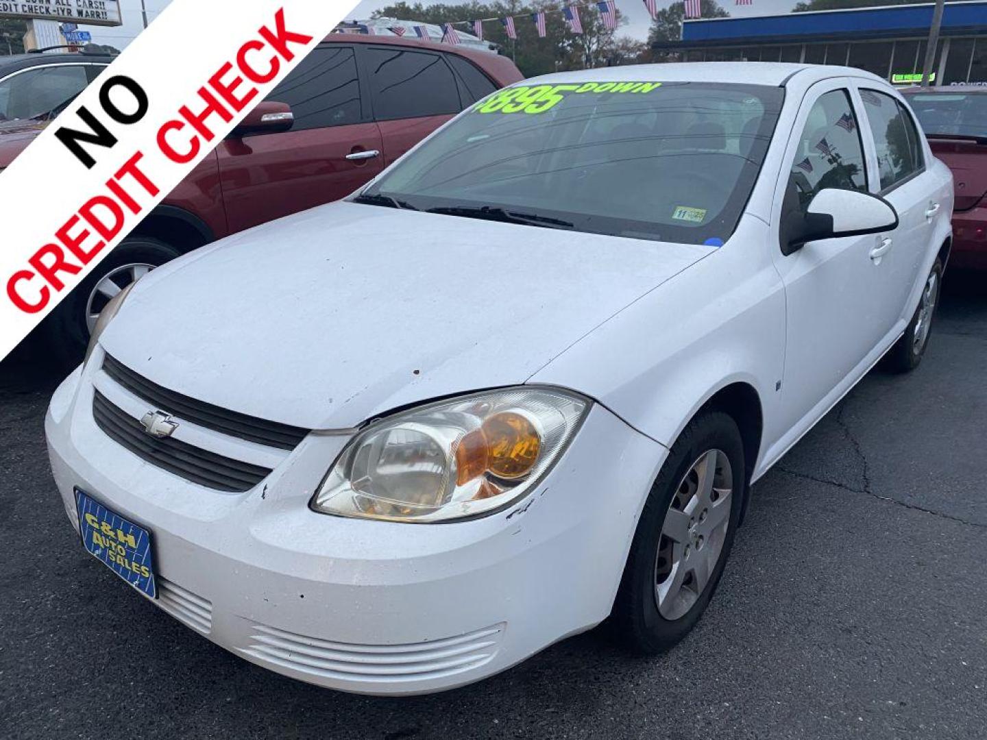2008 WHITE CHEVROLET COBALT LT (1G1AL55F687) with an 2.2L engine, Automatic transmission, located at 930 E Little Creek Road, Norfolk, VA, 23518, (757) 588-0420, 36.915051, -76.244408 - Photo#0