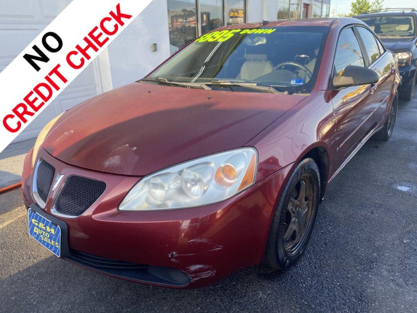 2009 RED PONTIAC G6 (1G2ZG57B494) with an 2.4L engine, Automatic transmission, located at 930 E Little Creek Road, Norfolk, VA, 23518, (757) 588-0420, 36.915051, -76.244408- Photo#0