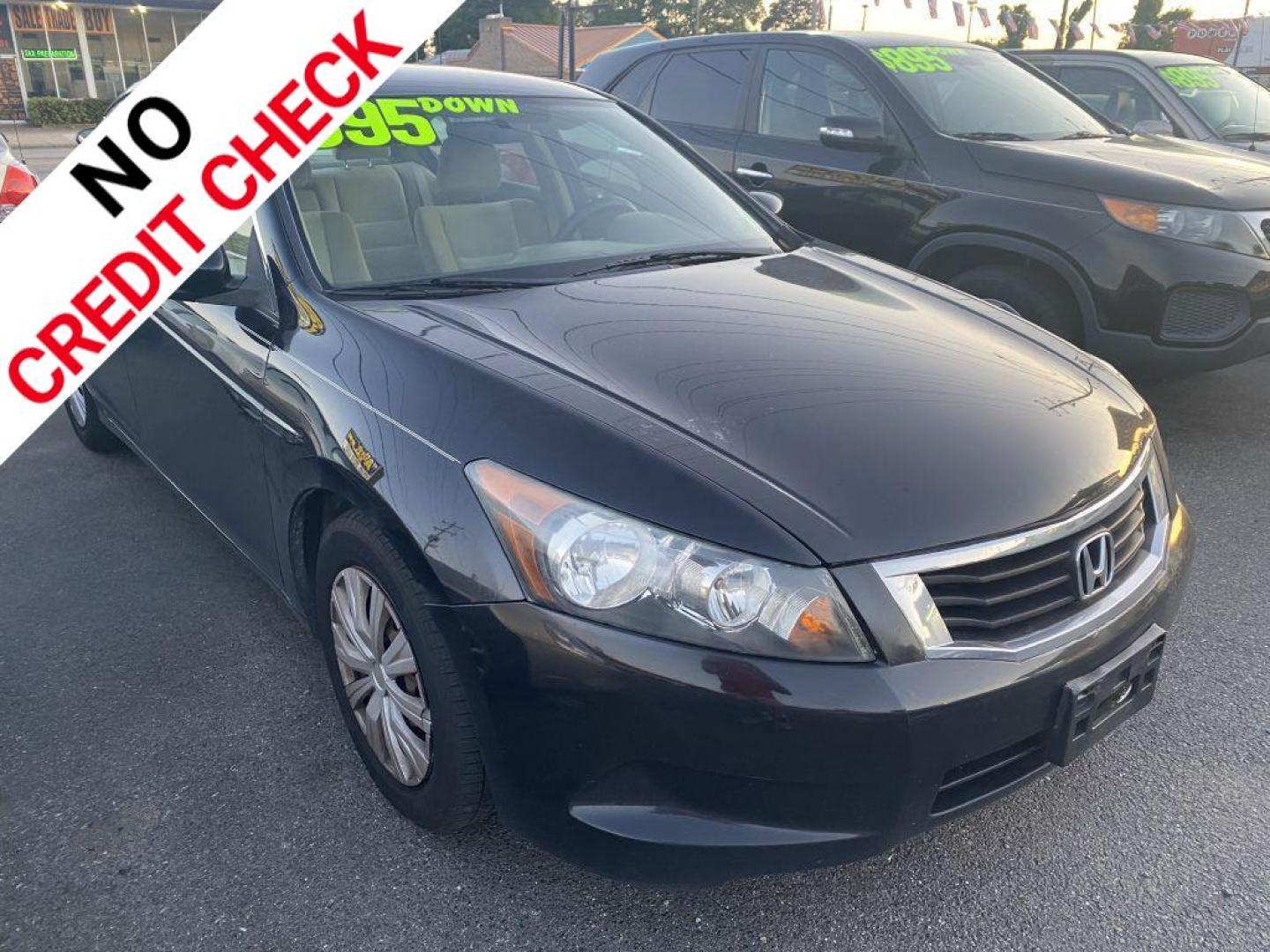 2010 BLACK HONDA ACCORD LX (1HGCP2F31AA) with an 2.4L engine, Automatic transmission, located at 930 E Little Creek Road, Norfolk, VA, 23518, (757) 588-0420, 36.915051, -76.244408 - Photo#0
