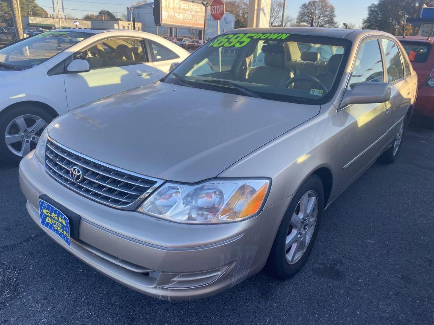 2003 GOLD TOYOTA AVALON XL (4T1BF28B93U) with an 3.0L engine, Automatic transmission, located at 930 E Little Creek Road, Norfolk, VA, 23518, (757) 588-0420, 36.915051, -76.244408 - Photo#0