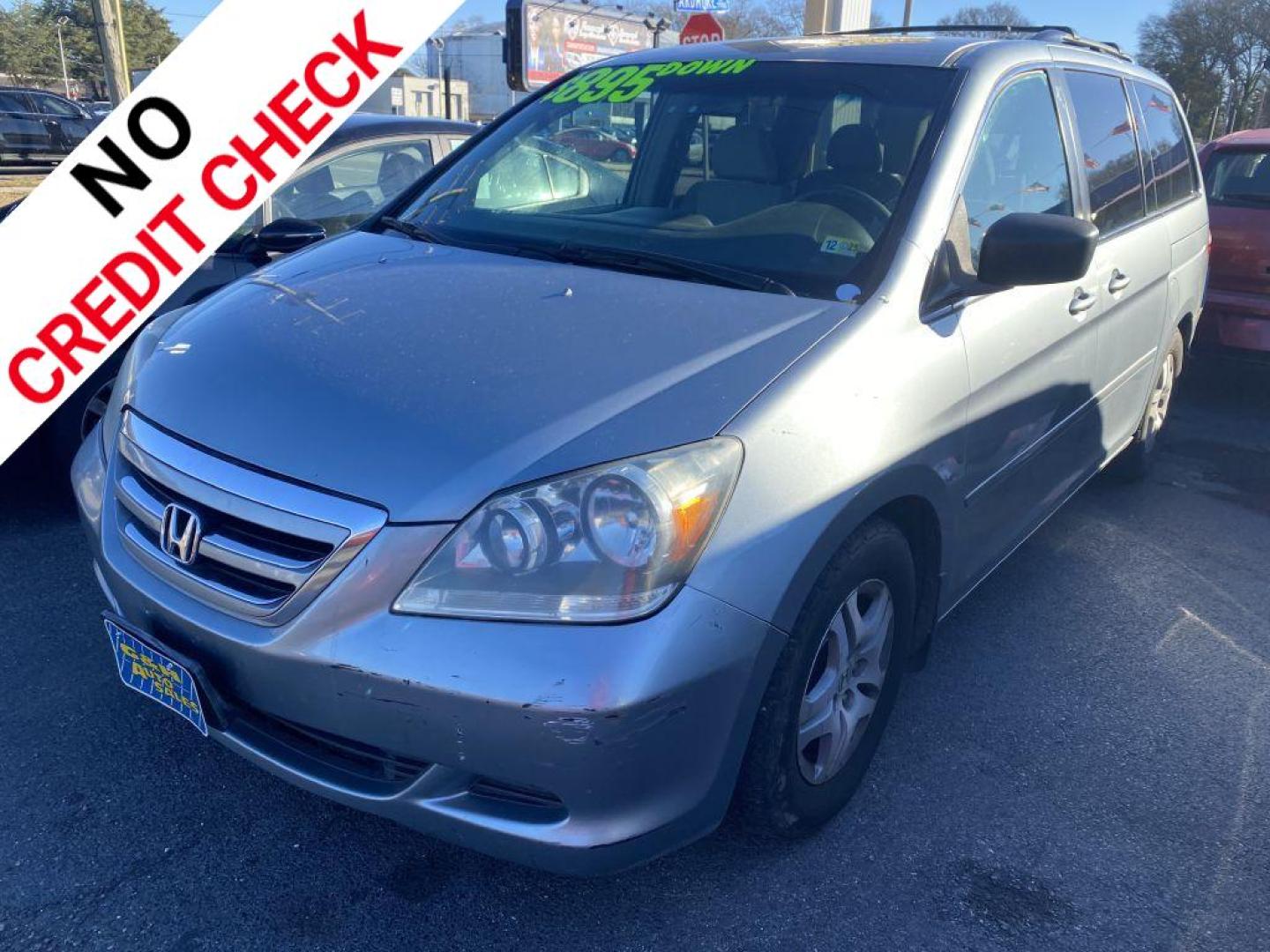 2006 GRAY HONDA ODYSSEY EX (5FNRL38496B) with an 3.5L engine, Automatic transmission, located at 930 E Little Creek Road, Norfolk, VA, 23518, (757) 588-0420, 36.915051, -76.244408 - Photo#0