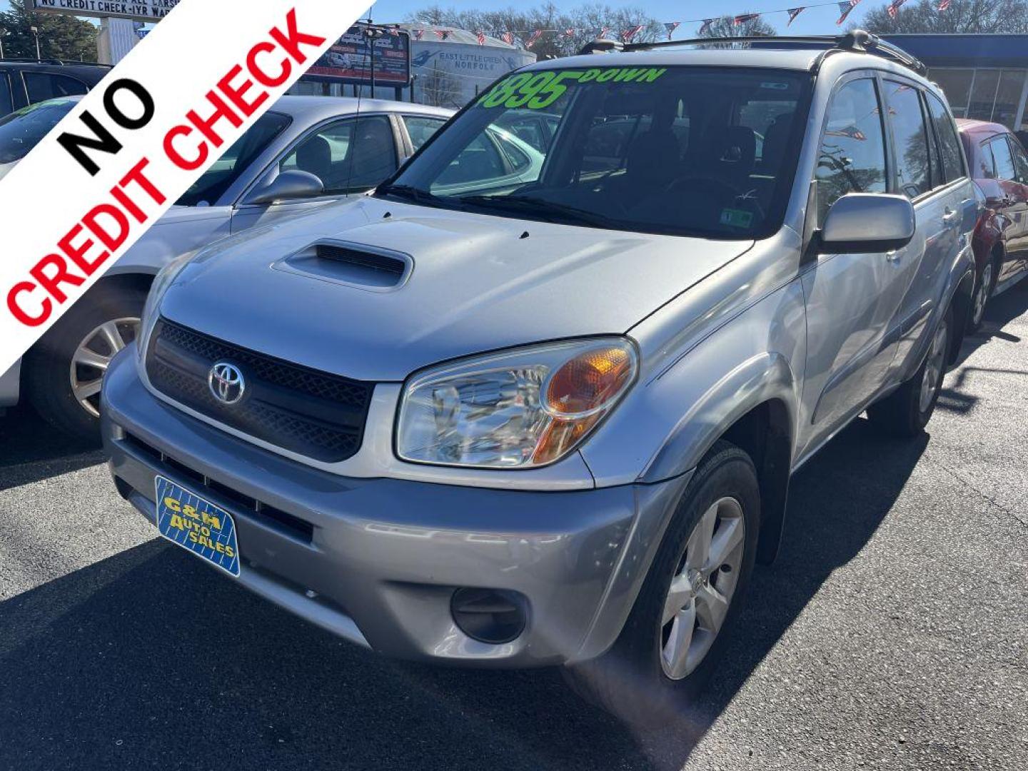 2004 SILVER TOYOTA RAV4 (JTEHD20V946) with an 2.4L engine, Automatic transmission, located at 930 E Little Creek Road, Norfolk, VA, 23518, (757) 588-0420, 36.915051, -76.244408 - Photo#0