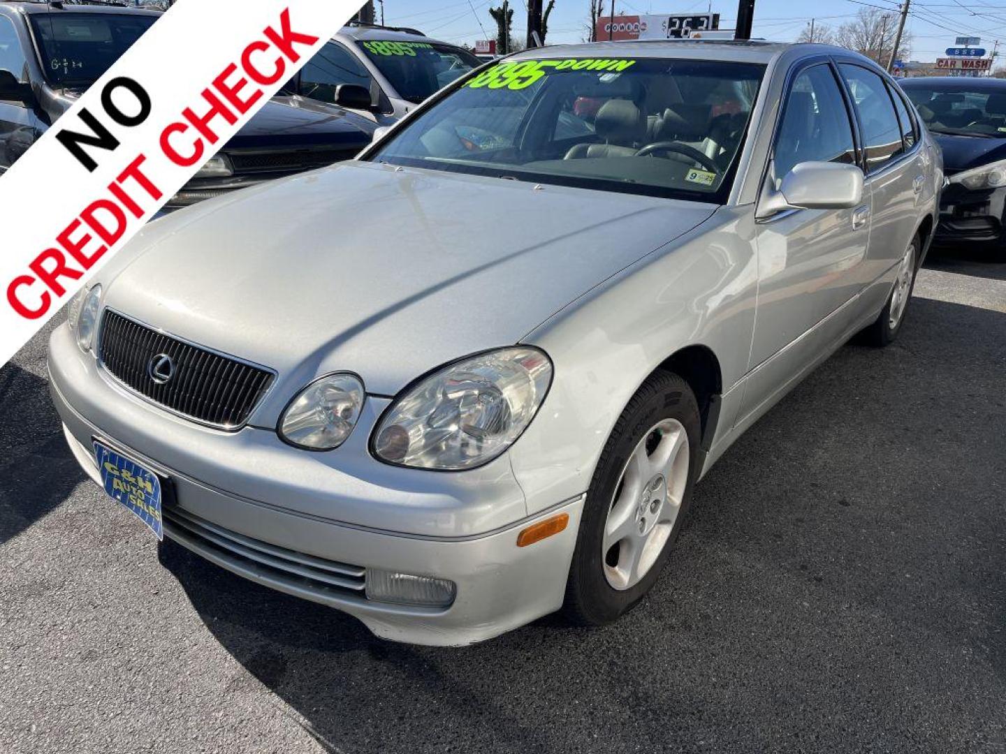 2000 SILVER LEXUS GS 300 (JT8BD68S4Y0) with an 3.0L engine, Automatic transmission, located at 930 E Little Creek Road, Norfolk, VA, 23518, (757) 588-0420, 36.915051, -76.244408 - Photo#0