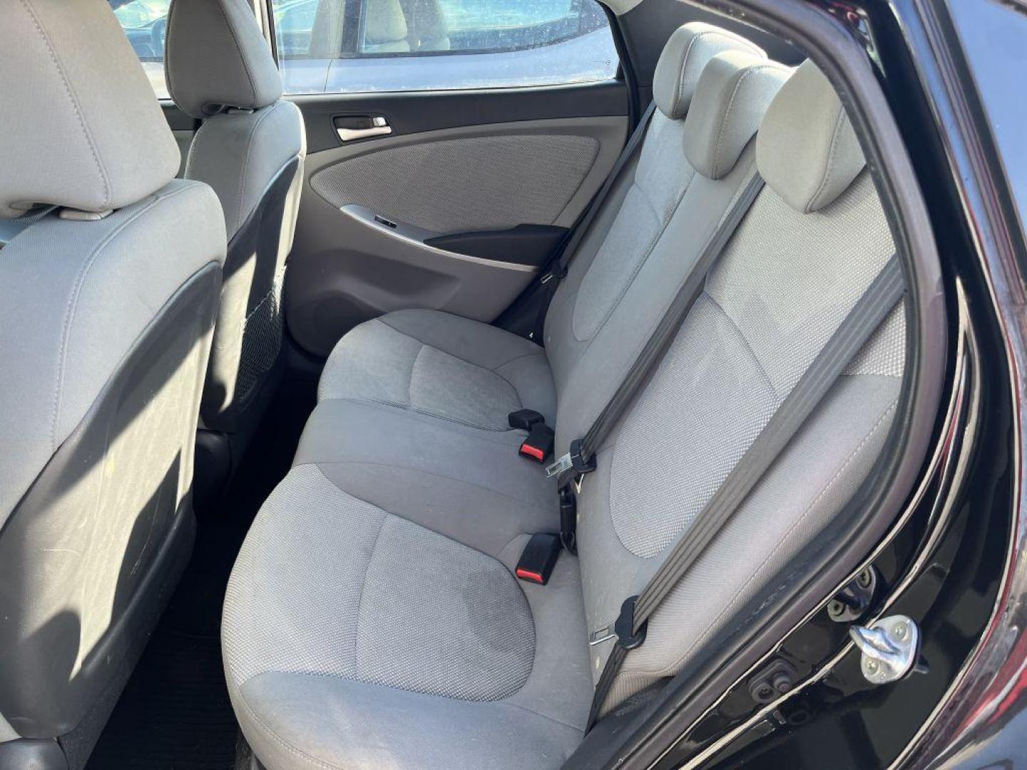 2014 BLACK HYUNDAI ACCENT GLS (KMHCT4AE6EU) with an 1.6L engine, Automatic transmission, located at 930 E Little Creek Road, Norfolk, VA, 23518, (757) 588-0420, 36.915051, -76.244408 - Photo#2