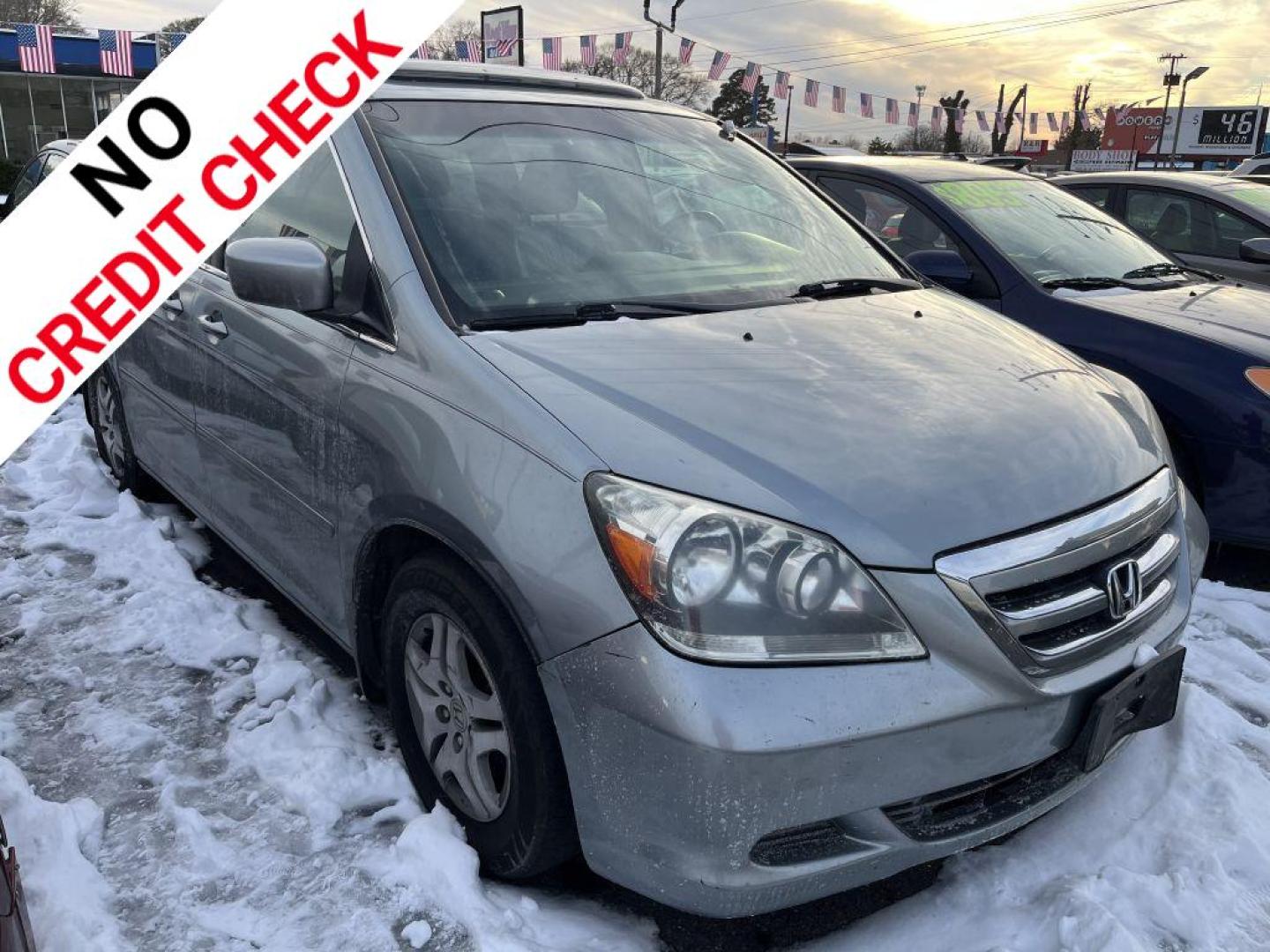 2007 BLUE HONDA ODYSSEY EXL (5FNRL38797B) with an 3.5L engine, Automatic transmission, located at 930 E Little Creek Road, Norfolk, VA, 23518, (757) 588-0420, 36.915051, -76.244408 - Photo#0