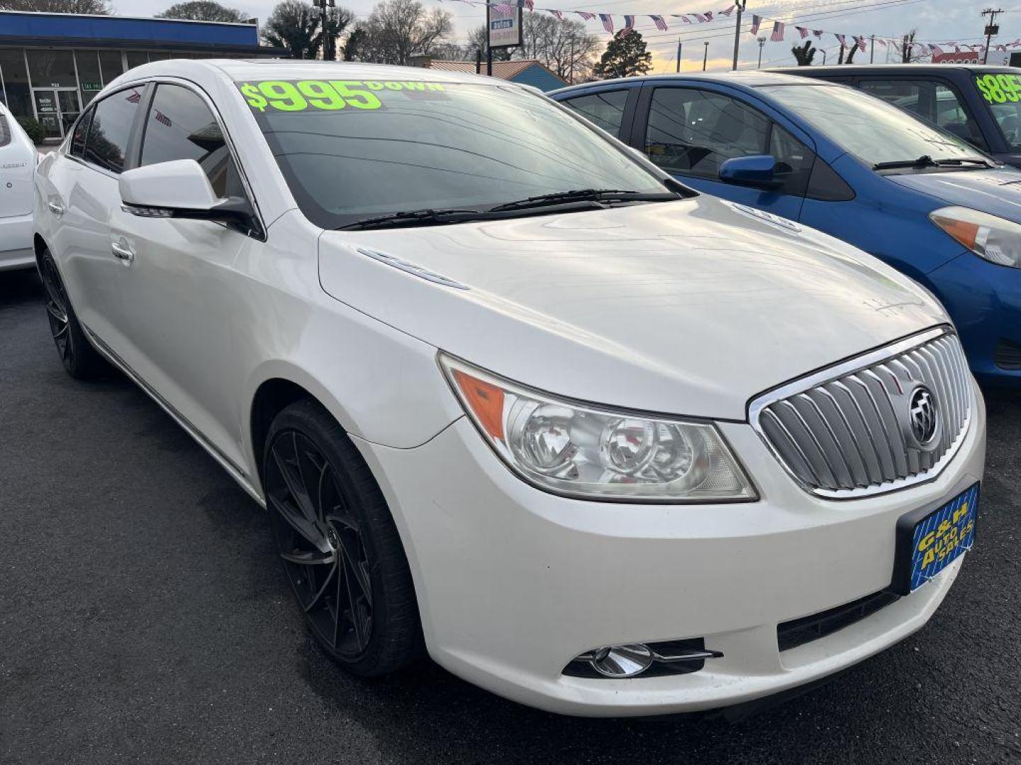 2011 WHITE BUICK LACROSSE CXS (1G4GE5ED9BF) with an 3.6L engine, Automatic transmission, located at 930 E Little Creek Road, Norfolk, VA, 23518, (757) 588-0420, 36.915051, -76.244408 - Photo#0