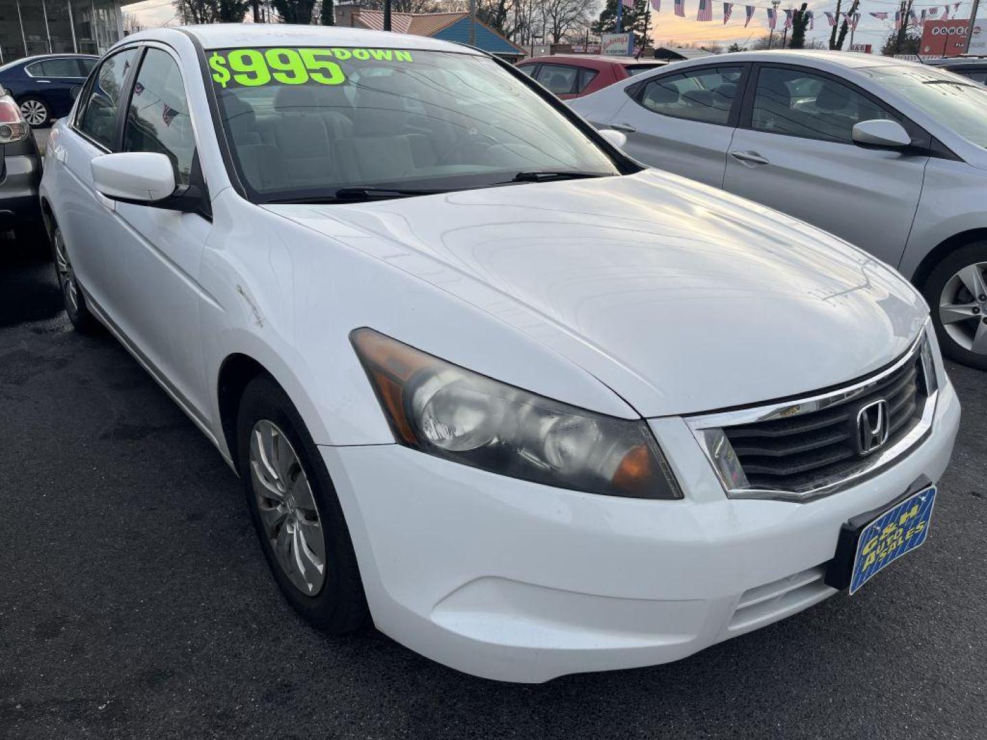 2010 WHITE HONDA ACCORD LX (1HGCP2F36AA) with an 2.4L engine, Automatic transmission, located at 930 E Little Creek Road, Norfolk, VA, 23518, (757) 588-0420, 36.915051, -76.244408 - Photo#0