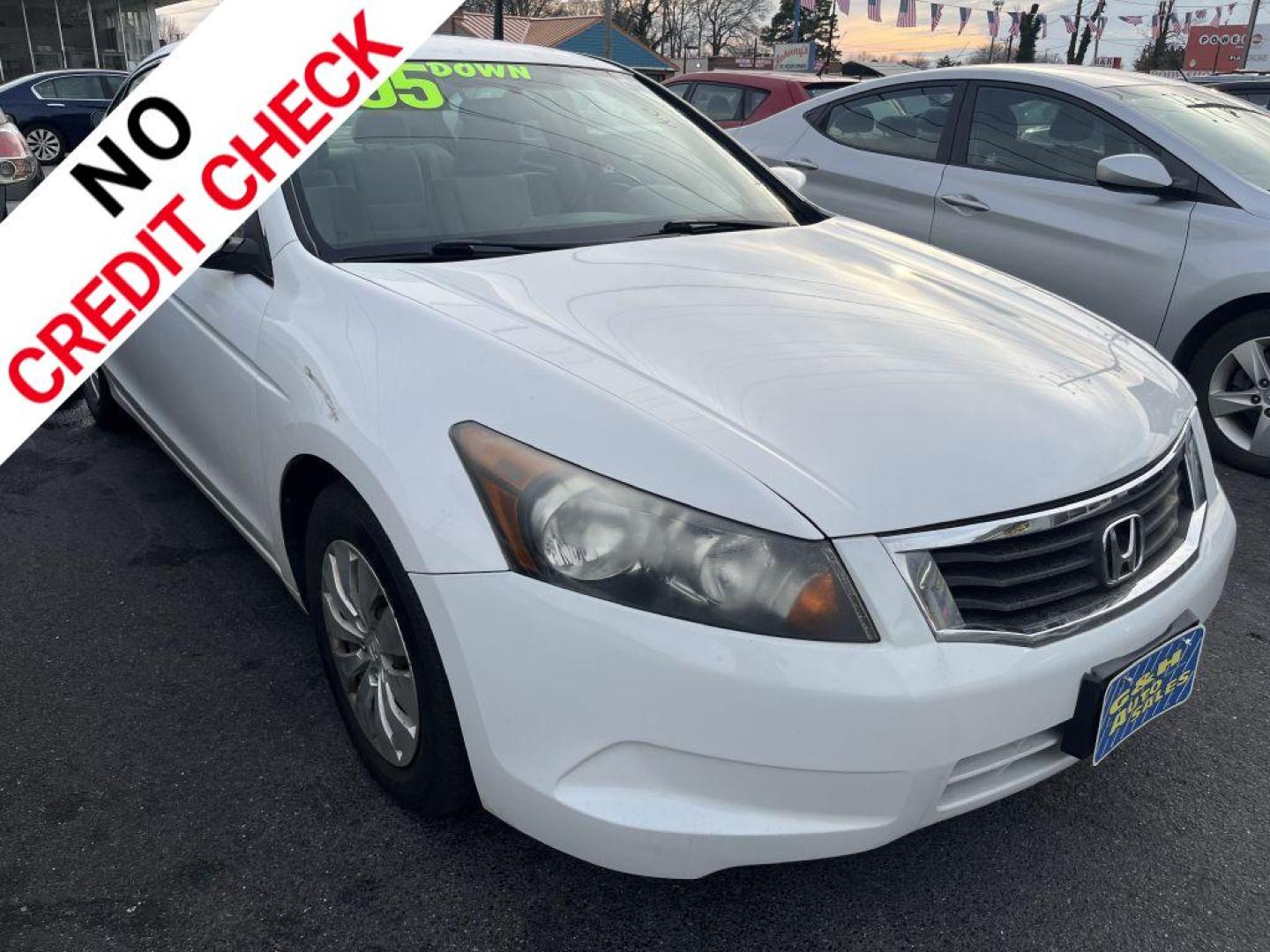 2010 WHITE HONDA ACCORD LX (1HGCP2F36AA) with an 2.4L engine, Automatic transmission, located at 930 E Little Creek Road, Norfolk, VA, 23518, (757) 588-0420, 36.915051, -76.244408 - Photo#0