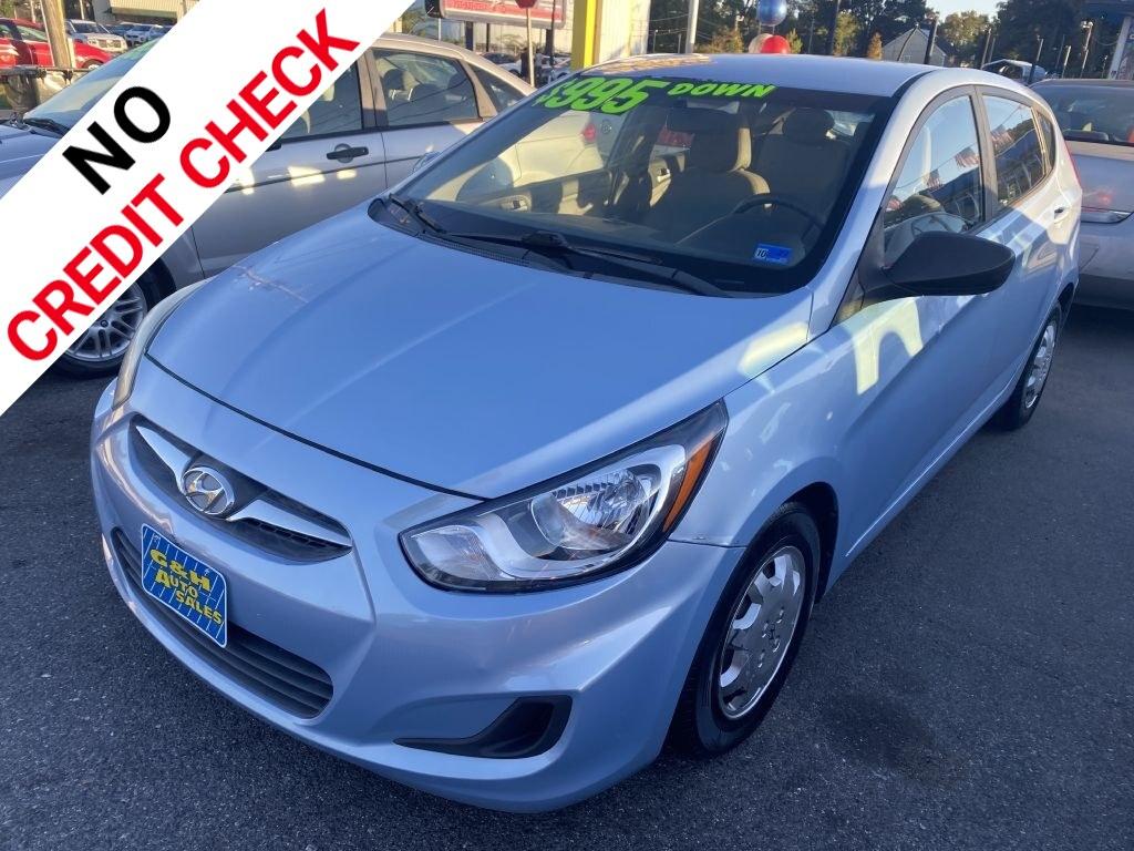 2014 BLUE HYUNDAI ACCENT GLS (KMHCT5AE2EU) with an 1.6L engine, Automatic transmission, located at 930 E Little Creek Road, Norfolk, VA, 23518, (757) 588-0420, 36.915051, -76.244408- Photo#0