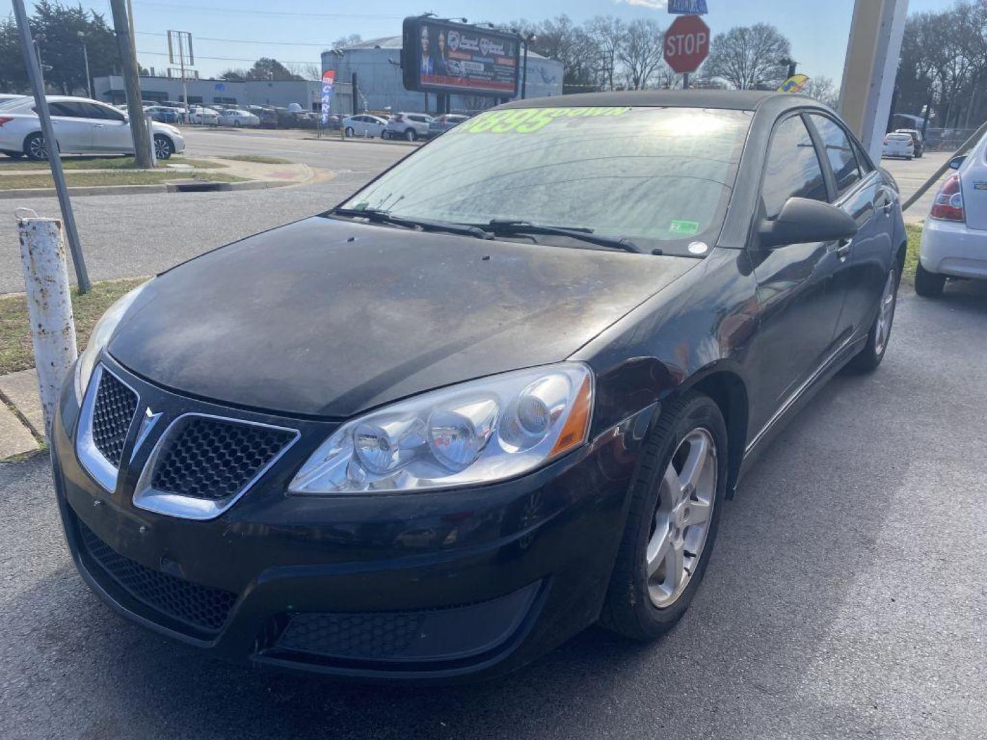 2010 BLACK PONTIAC G6 (1G2ZA5E06A4) with an 2.4L engine, Automatic transmission, located at 930 E Little Creek Road, Norfolk, VA, 23518, (757) 588-0420, 36.915051, -76.244408 - Photo#0