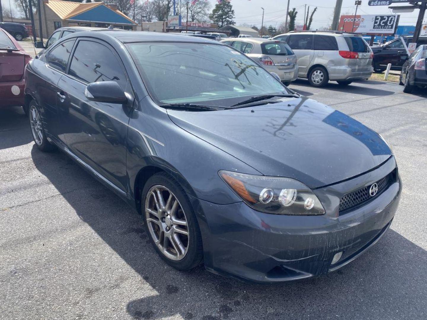 2009 GRAY SCION TC (JTKDE167390) with an 2.4L engine, 4-Speed Manual transmission, located at 930 E Little Creek Road, Norfolk, VA, 23518, (757) 588-0420, 36.915051, -76.244408 - Photo#0