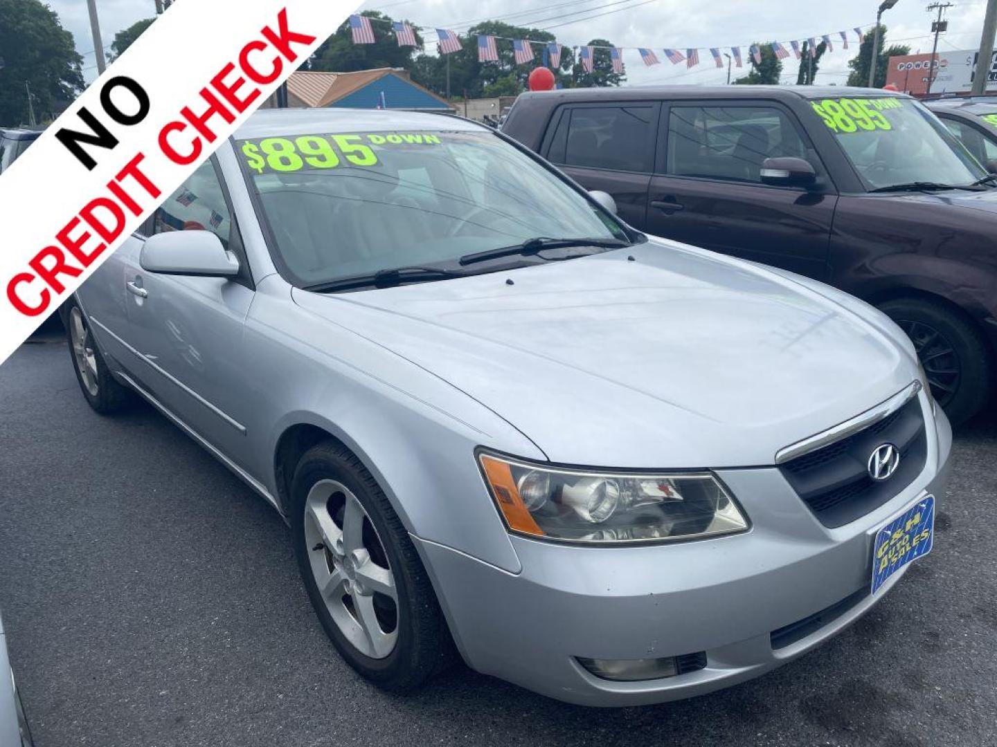 2006 SILVER HYUNDAI SONATA GLS (5NPEU46F16H) with an 3.3L engine, Automatic transmission, located at 930 E Little Creek Road, Norfolk, VA, 23518, (757) 588-0420, 36.915051, -76.244408 - Photo#0