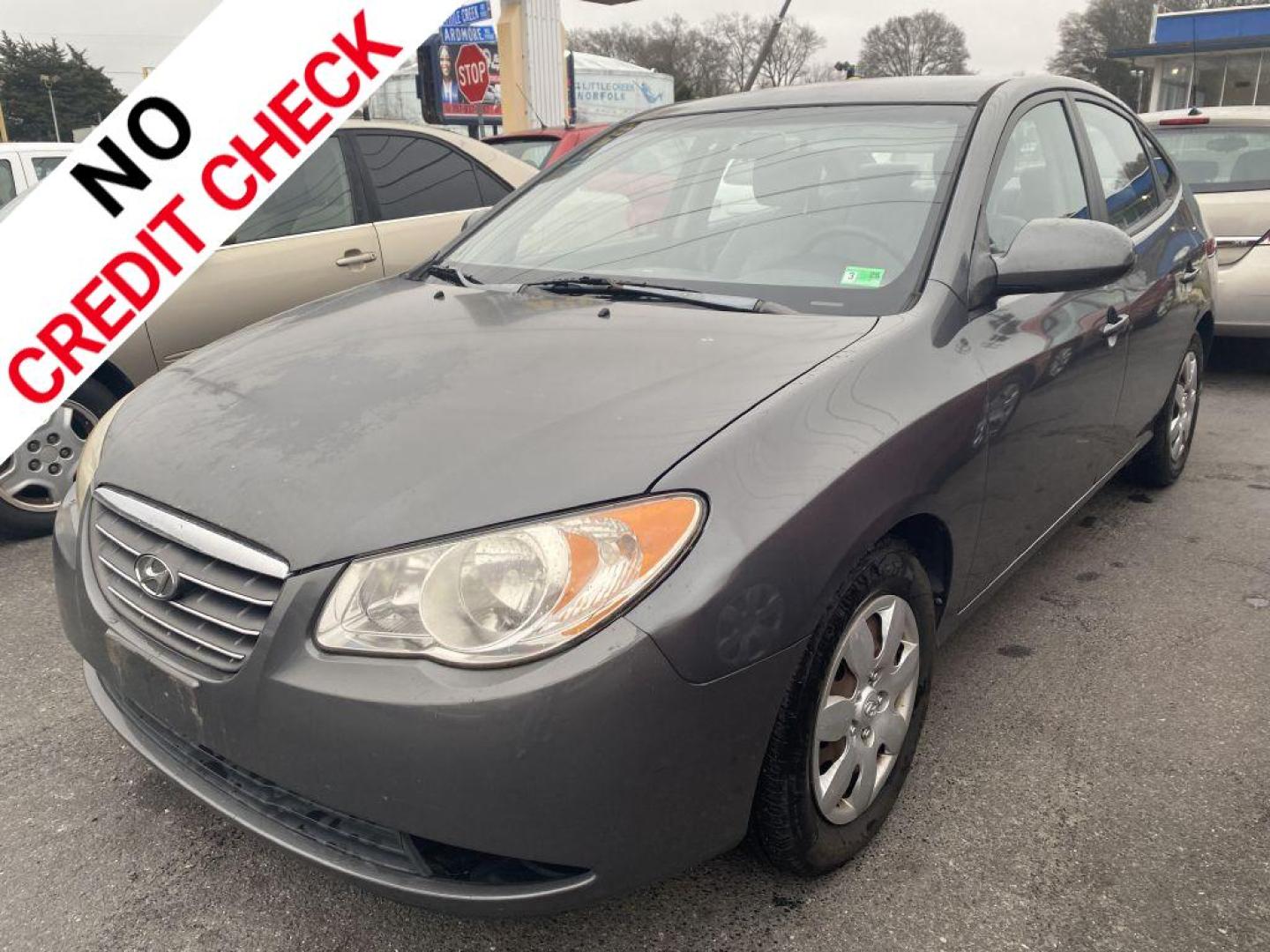 2008 GRAY HYUNDAI ELANTRA GLS (KMHDU46D78U) with an 2.0L engine, Automatic transmission, located at 930 E Little Creek Road, Norfolk, VA, 23518, (757) 588-0420, 36.915051, -76.244408 - Photo#0