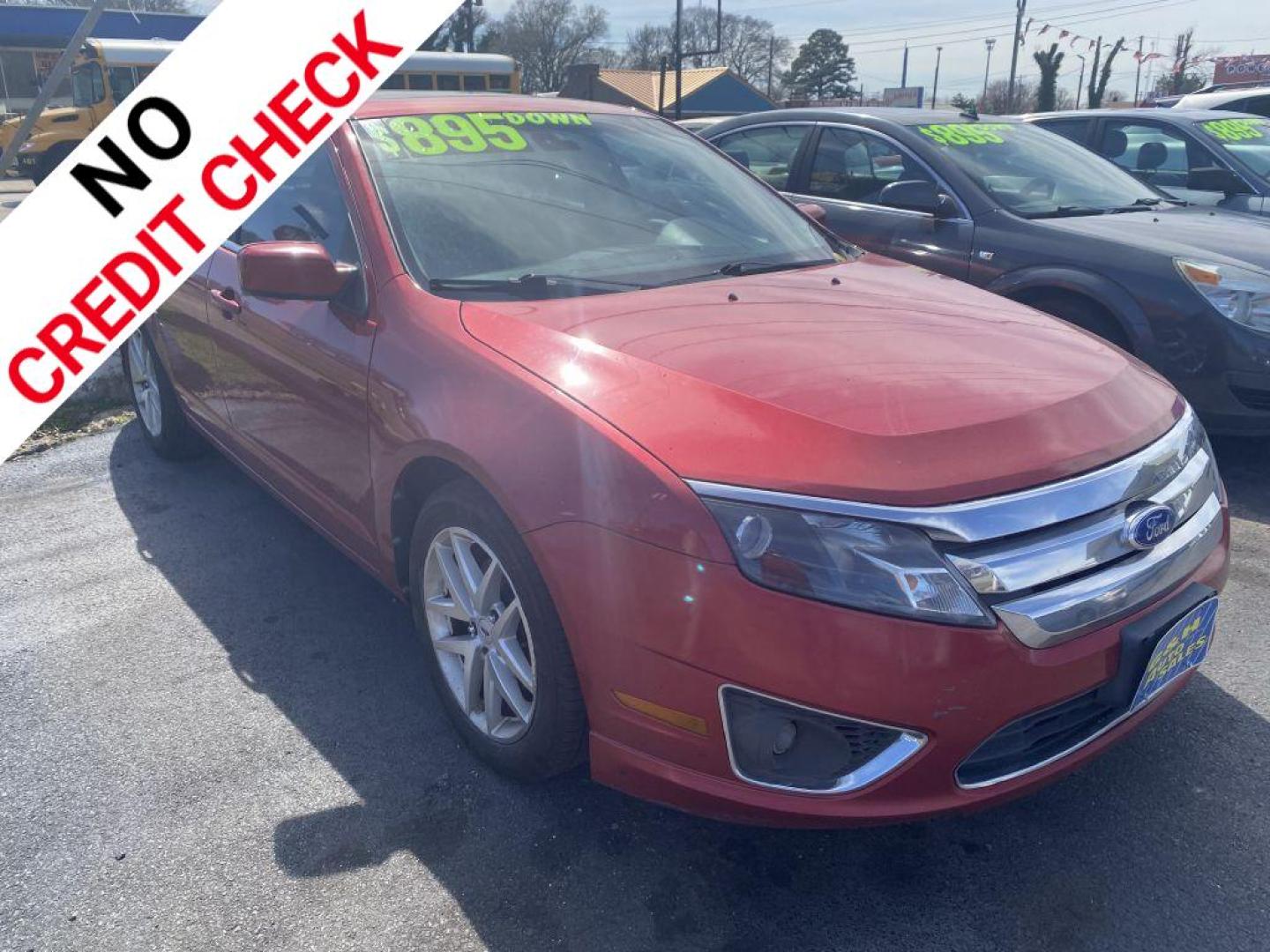 2011 RED FORD FUSION SEL (3FAHP0JGXBR) with an 3.0L engine, Automatic transmission, located at 930 E Little Creek Road, Norfolk, VA, 23518, (757) 588-0420, 36.915051, -76.244408 - Photo#0