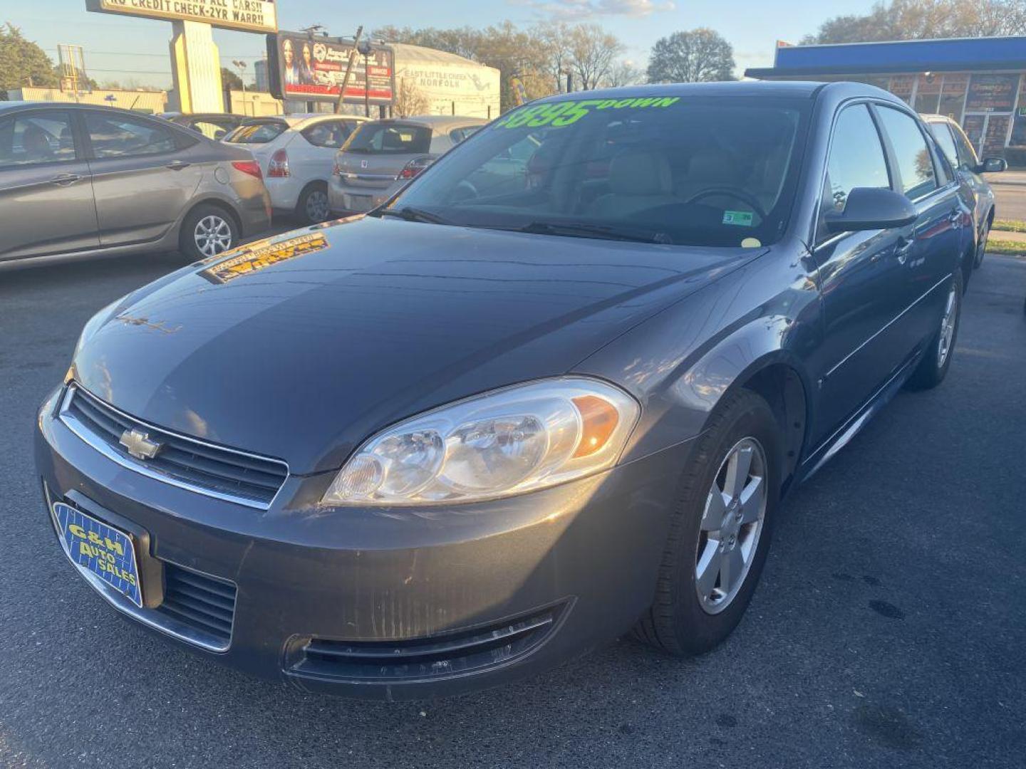 2009 GRAY CHEVROLET IMPALA 1LT (2G1WT57K391) with an 3.5L engine, Automatic transmission, located at 930 E Little Creek Road, Norfolk, VA, 23518, (757) 588-0420, 36.915051, -76.244408 - Photo#0