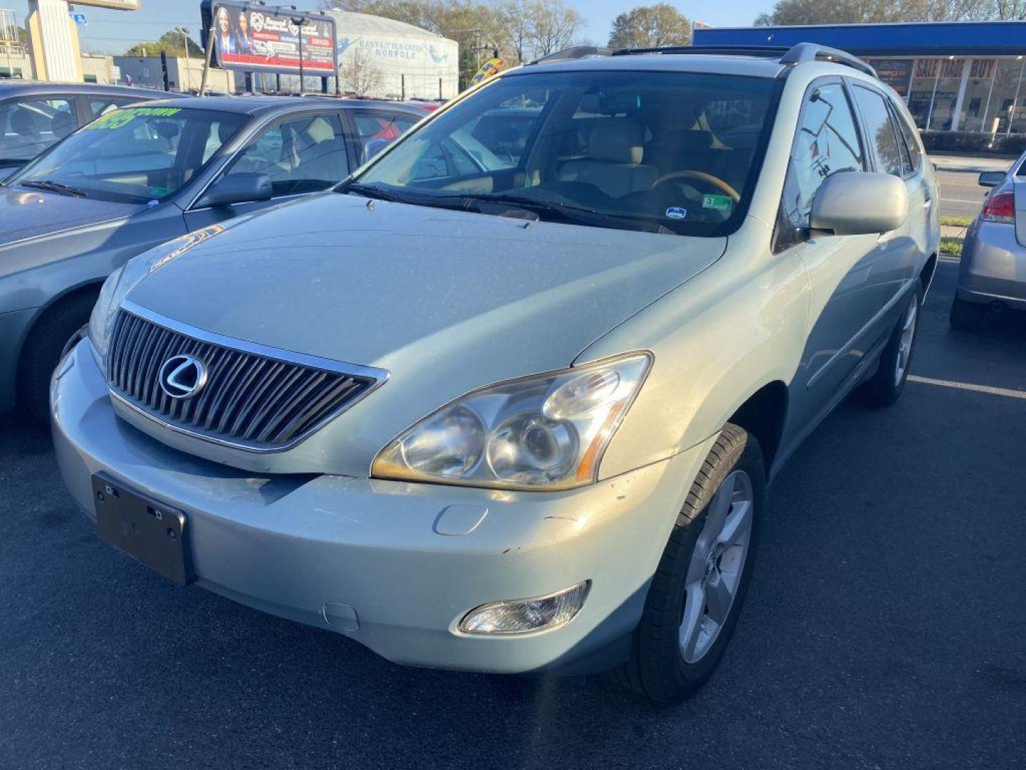 2007 GREEN LEXUS RX 350 (2T2HK31U67C) with an 3.5L engine, Automatic transmission, located at 930 E Little Creek Road, Norfolk, VA, 23518, (757) 588-0420, 36.915051, -76.244408 - Photo#0