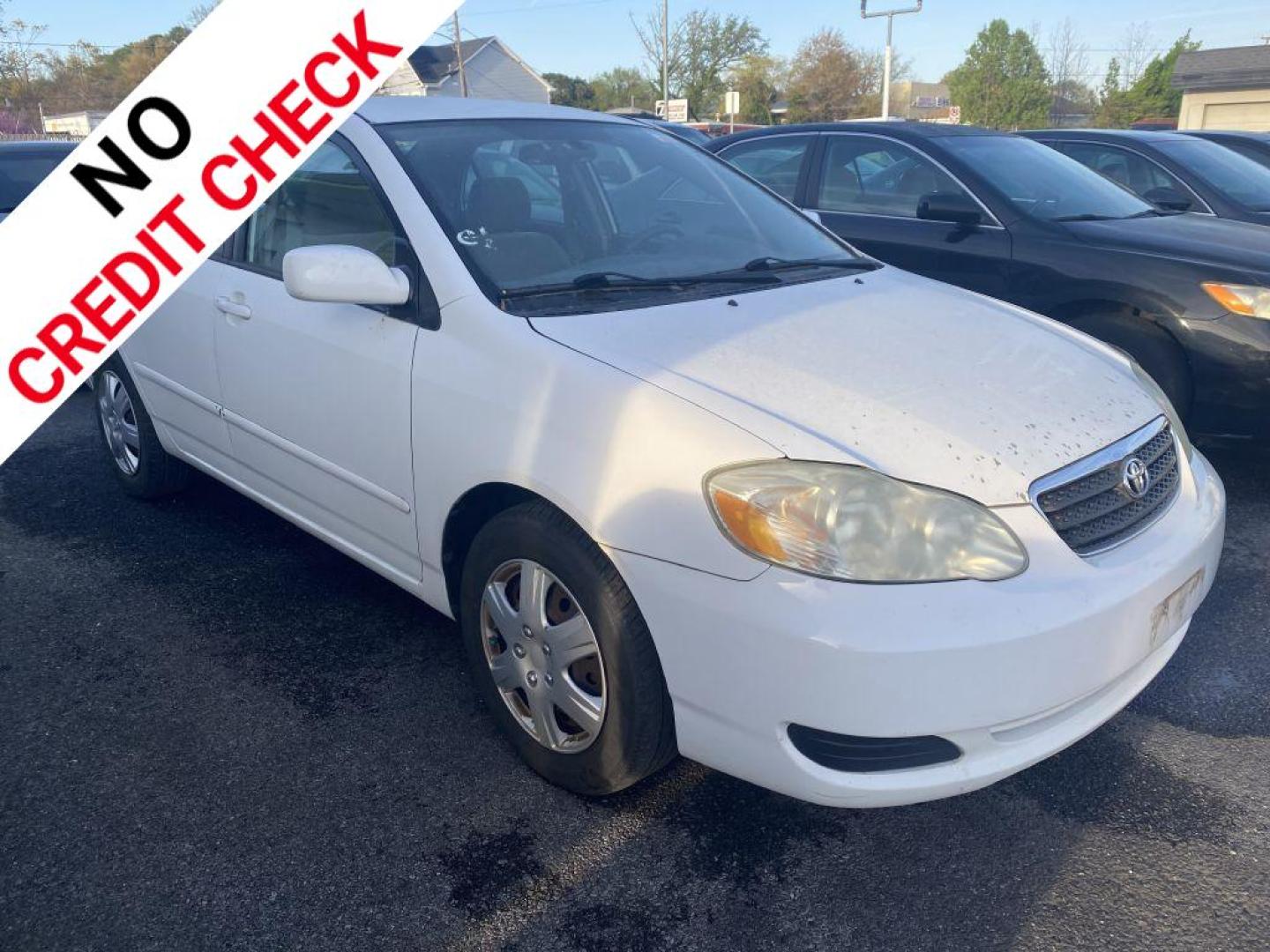 2005 WHITE TOYOTA COROLLA CE (2T1BR30E55C) with an 1.8L engine, Automatic transmission, located at 930 E Little Creek Road, Norfolk, VA, 23518, (757) 588-0420, 36.915051, -76.244408 - Photo#0