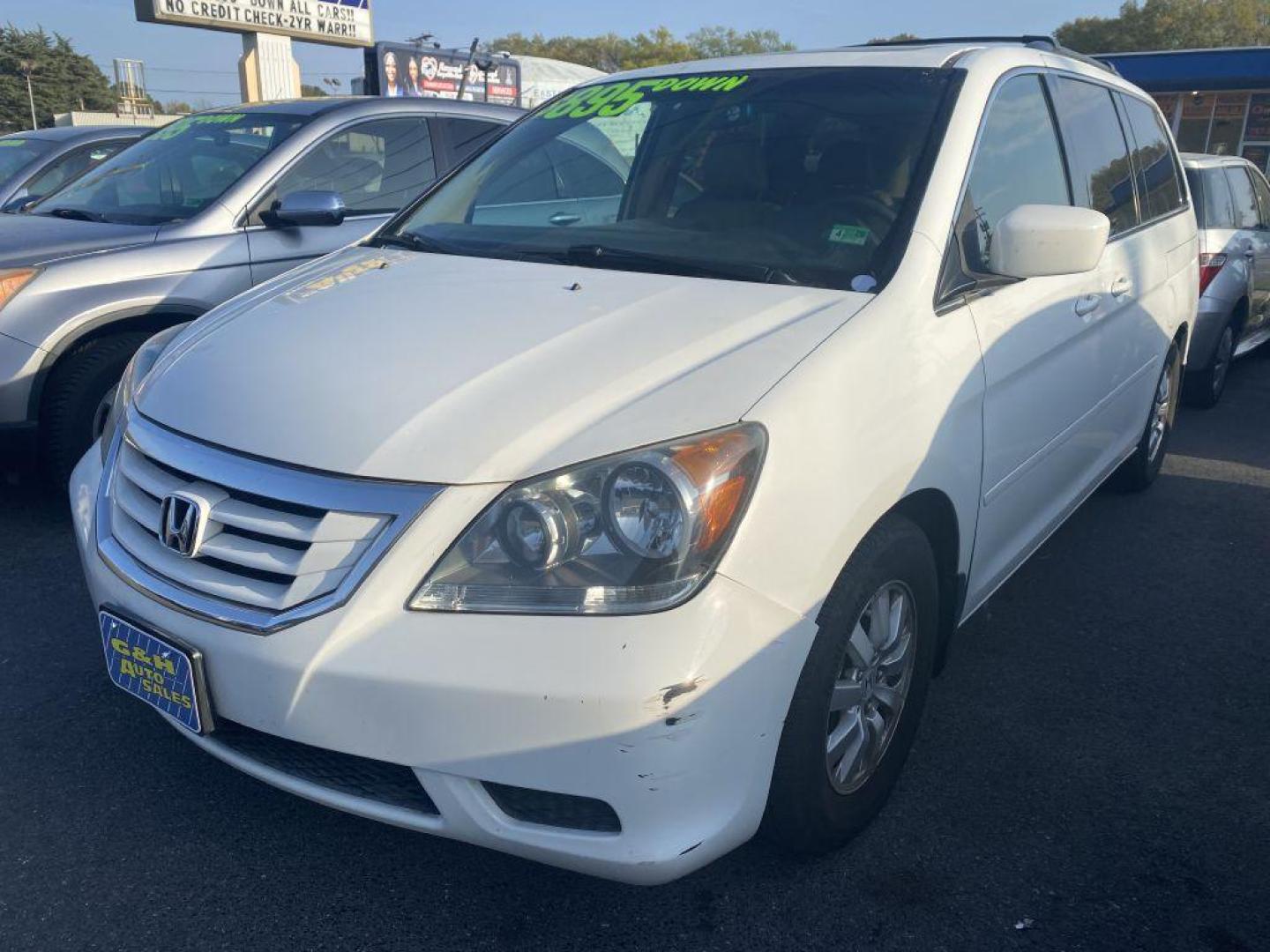2008 WHITE HONDA ODYSSEY EXL (5FNRL38668B) with an 3.5L engine, Automatic transmission, located at 930 E Little Creek Road, Norfolk, VA, 23518, (757) 588-0420, 36.915051, -76.244408 - Photo#0