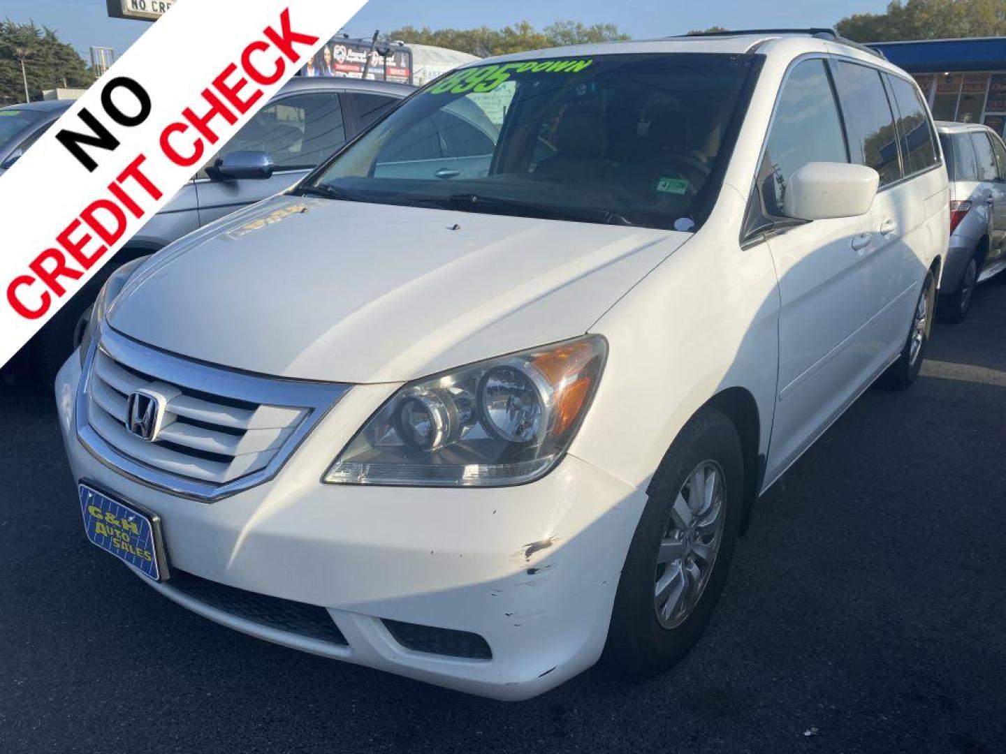 2008 WHITE HONDA ODYSSEY EXL (5FNRL38668B) with an 3.5L engine, Automatic transmission, located at 930 E Little Creek Road, Norfolk, VA, 23518, (757) 588-0420, 36.915051, -76.244408 - Photo#0