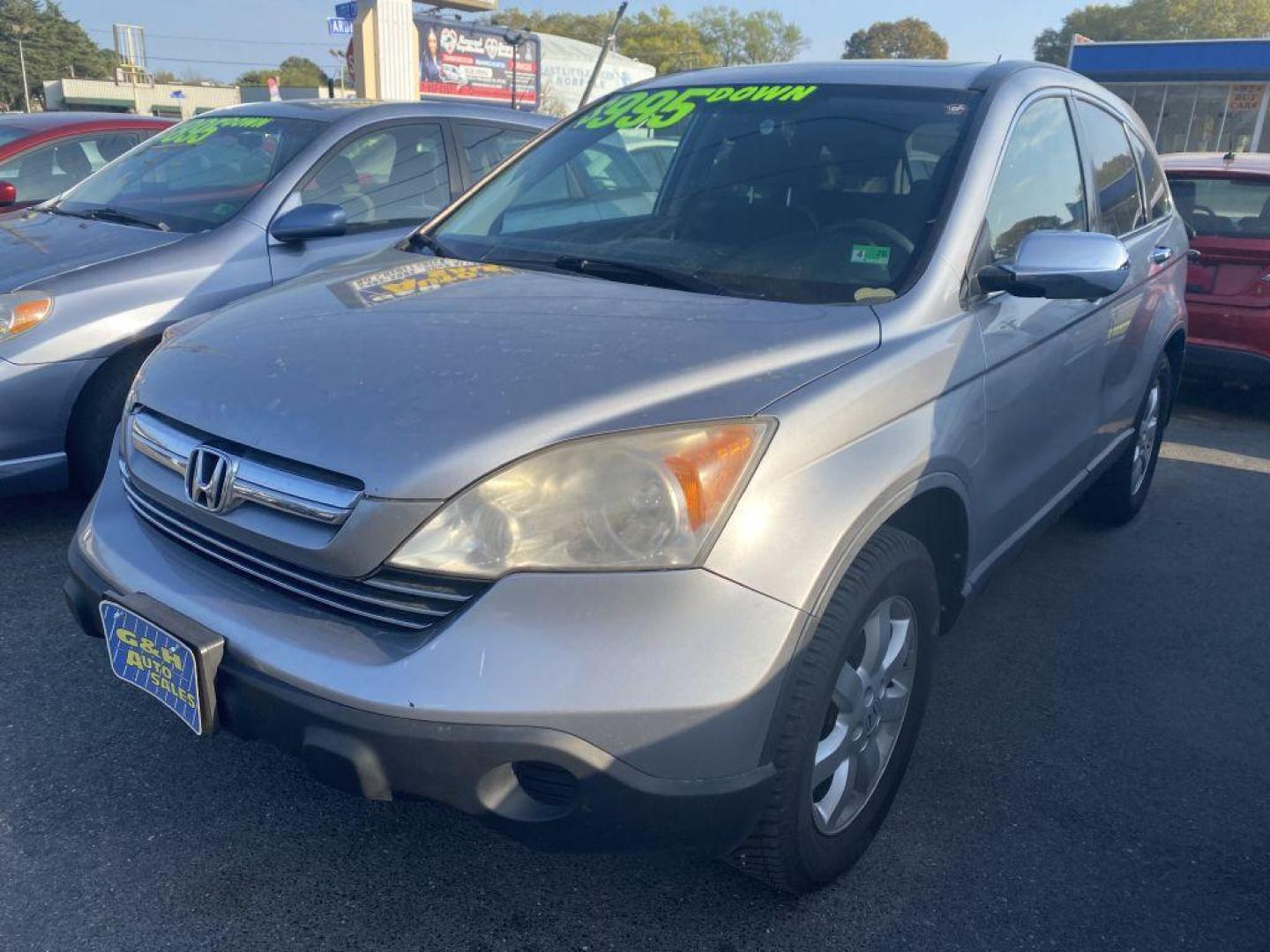 2008 BLUE HONDA CR-V EX (JHLRE48538C) with an 2.4L engine, Automatic transmission, located at 930 E Little Creek Road, Norfolk, VA, 23518, (757) 588-0420, 36.915051, -76.244408 - Photo#0