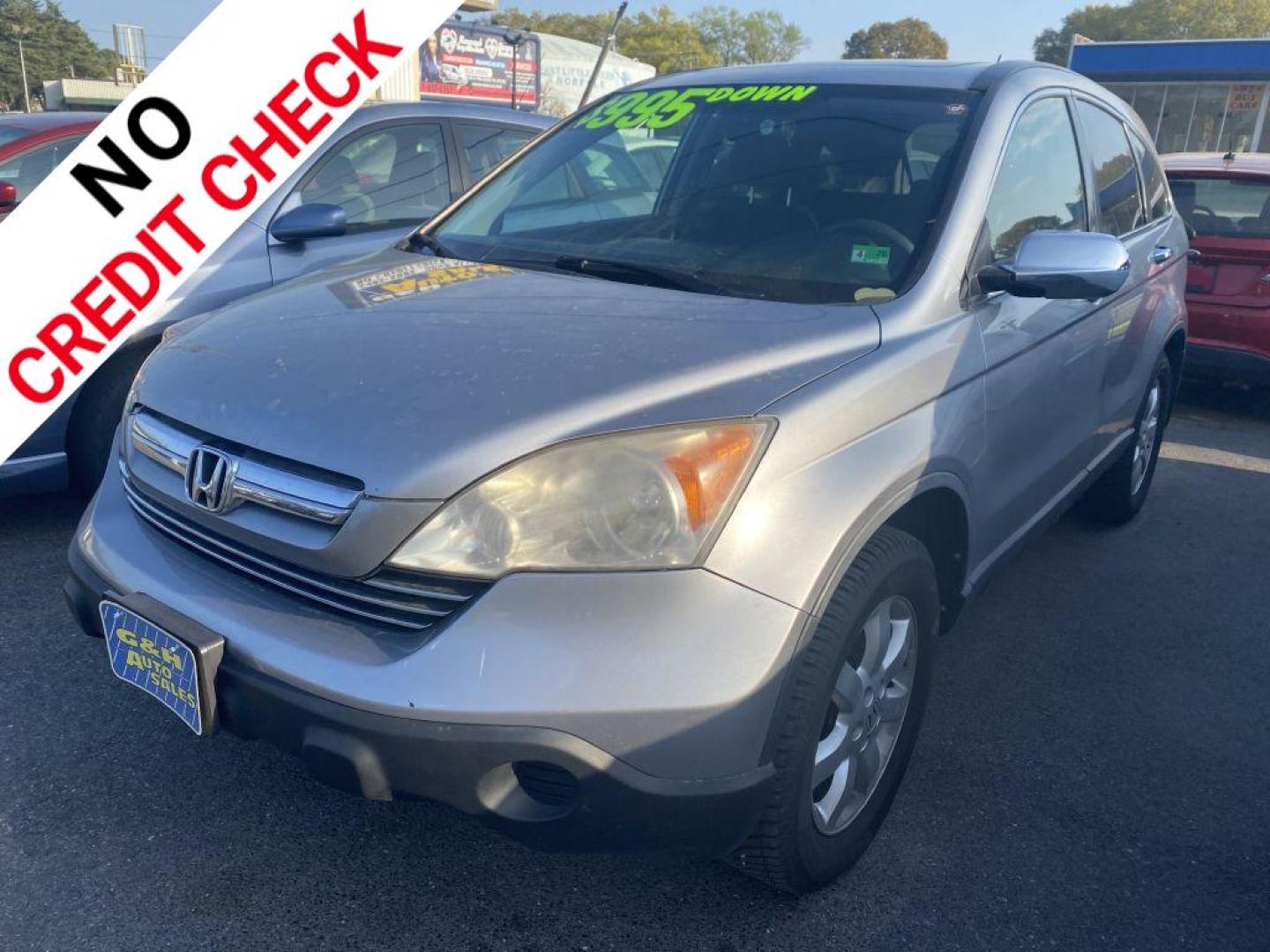 2008 BLUE HONDA CR-V EX (JHLRE48538C) with an 2.4L engine, Automatic transmission, located at 930 E Little Creek Road, Norfolk, VA, 23518, (757) 588-0420, 36.915051, -76.244408 - Photo#0