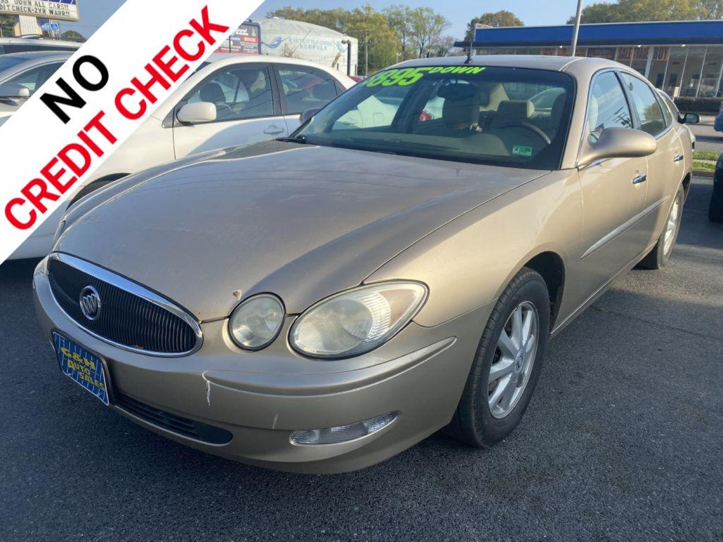 2005 TAN BUICK LACROSSE CXL (2G4WD532251) with an 3.8L engine, Automatic transmission, located at 930 E Little Creek Road, Norfolk, VA, 23518, (757) 588-0420, 36.915051, -76.244408 - Photo#0