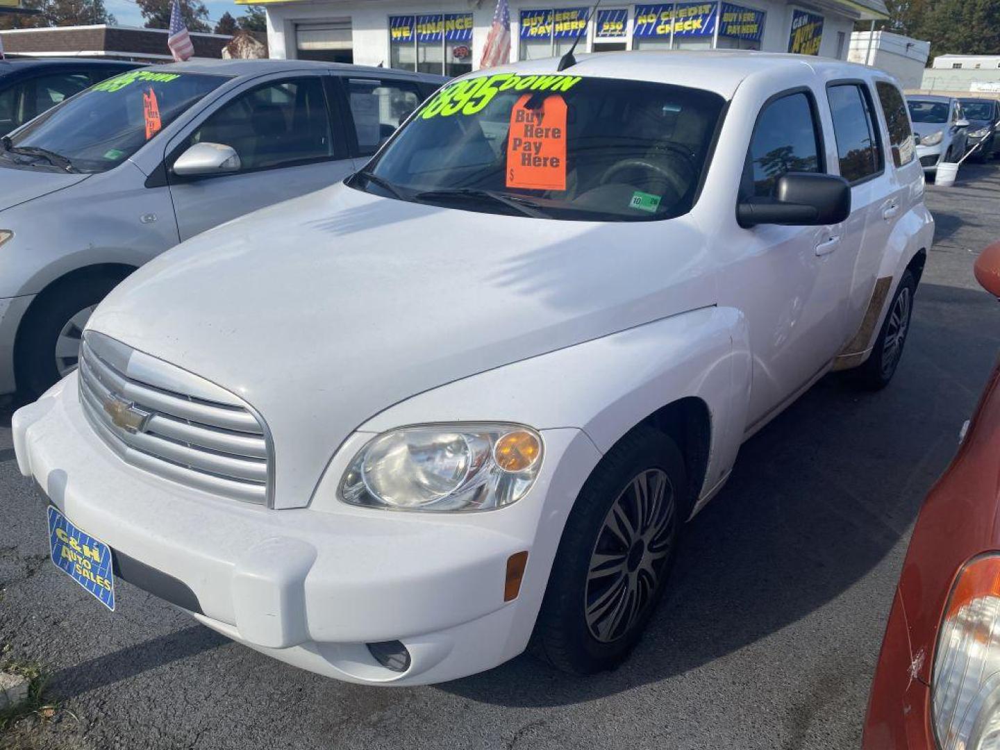 2008 WHITE CHEVROLET HHR LS (3GNCA13D38S) with an 2.2L engine, Automatic transmission, located at 930 E Little Creek Road, Norfolk, VA, 23518, (757) 588-0420, 36.915051, -76.244408 - Photo#0