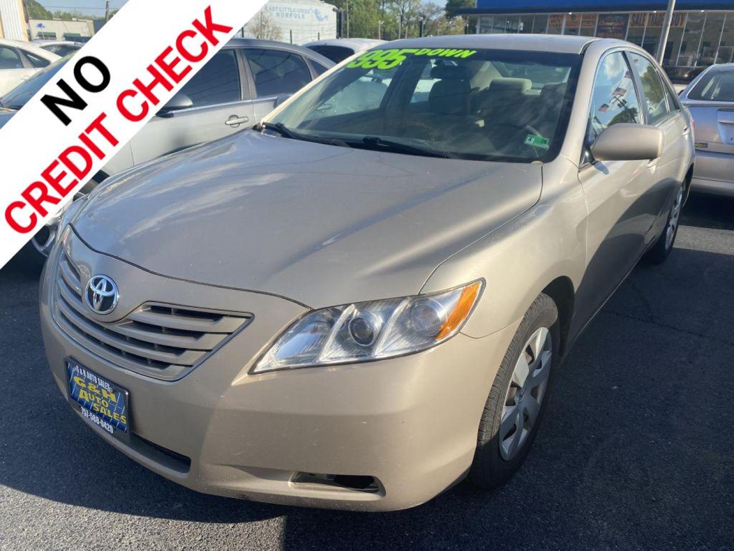 2009 TAN TOYOTA CAMRY BASE (4T1BE46K09U) with an 2.4L engine, Automatic transmission, located at 930 E Little Creek Road, Norfolk, VA, 23518, (757) 588-0420, 36.915051, -76.244408 - Photo#0