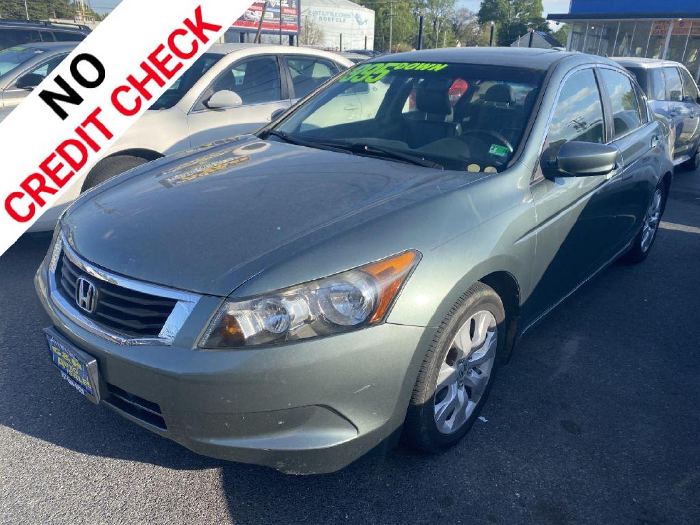2008 GREEN HONDA ACCORD EXL (1HGCP26888A) with an 2.4L engine, Automatic transmission, located at 930 E Little Creek Road, Norfolk, VA, 23518, (757) 588-0420, 36.915051, -76.244408 - Photo#0
