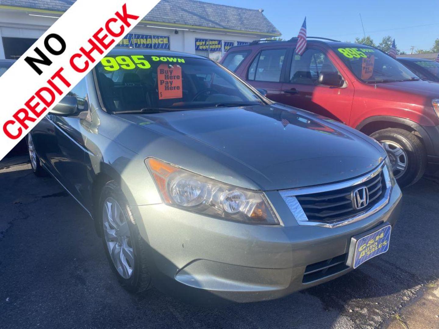 2008 GREEN HONDA ACCORD EXL (1HGCP26888A) with an 2.4L engine, Automatic transmission, located at 930 E Little Creek Road, Norfolk, VA, 23518, (757) 588-0420, 36.915051, -76.244408- Photo#0