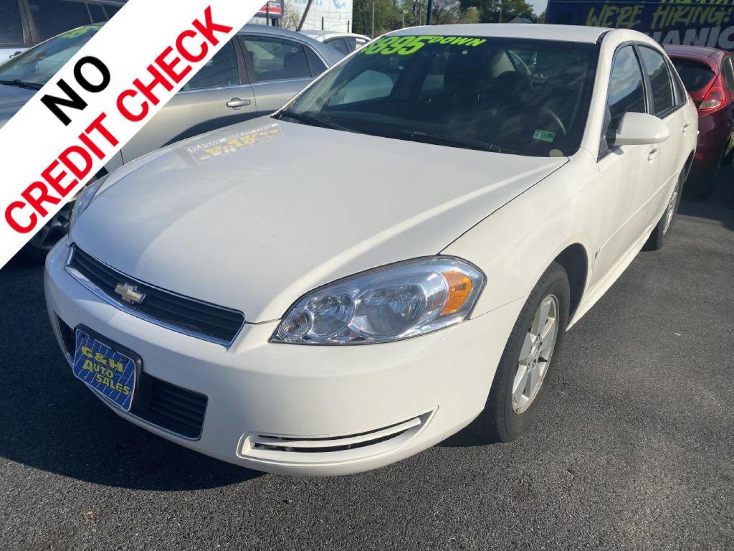2009 WHITE CHEVROLET IMPALA 1LT (2G1WT57K991) with an 3.5L engine, Automatic transmission, located at 930 E Little Creek Road, Norfolk, VA, 23518, (757) 588-0420, 36.915051, -76.244408 - Photo#0