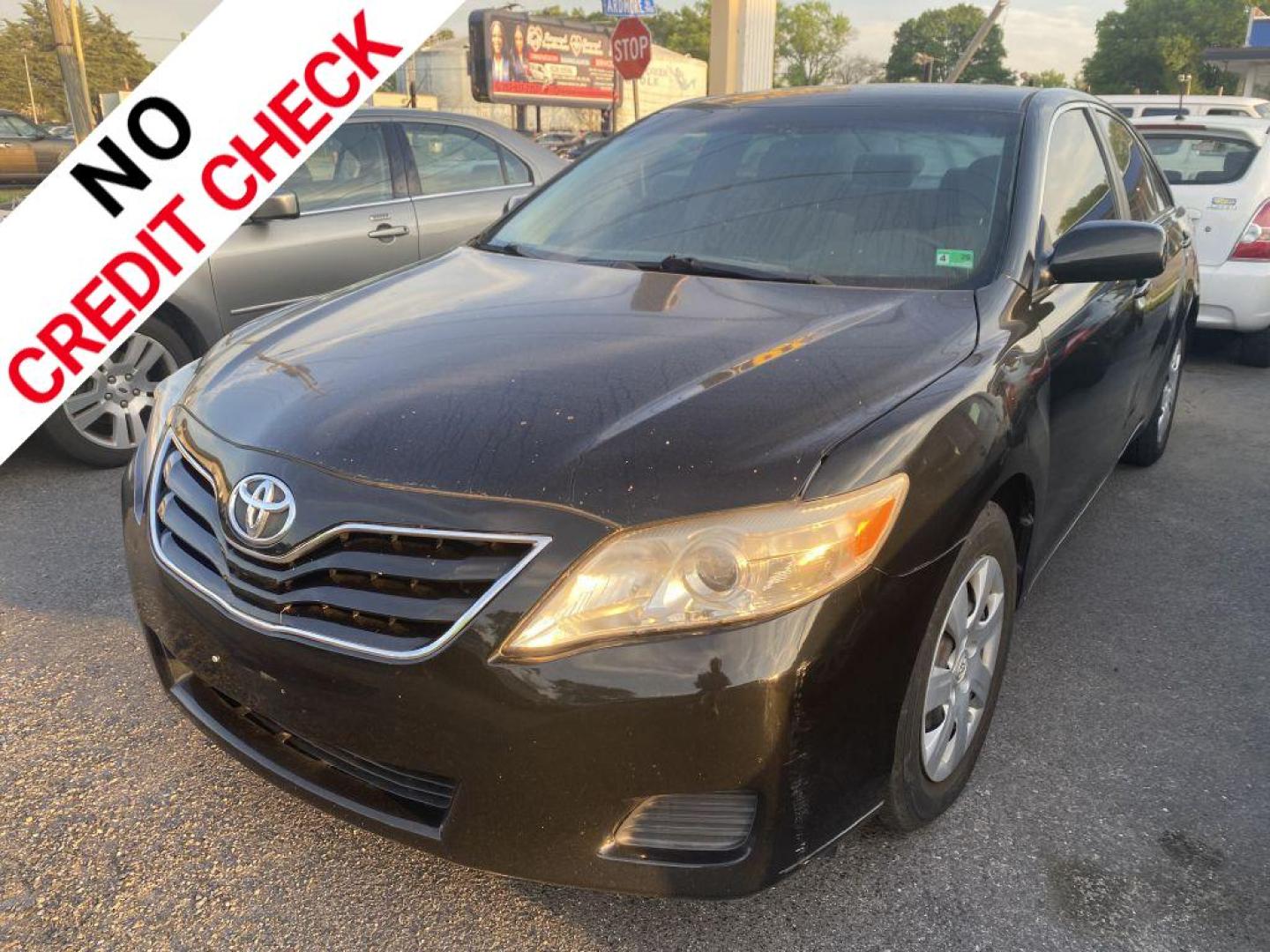2010 BLACK TOYOTA CAMRY BASE (4T1BF3EK9AU) with an 2.5L engine, Automatic transmission, located at 930 E Little Creek Road, Norfolk, VA, 23518, (757) 588-0420, 36.915051, -76.244408 - Photo#0