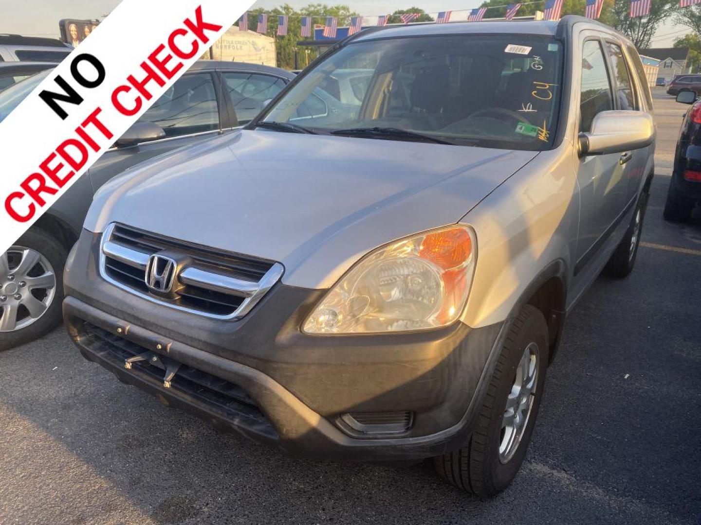 2004 SILVER HONDA CR-V EX (SHSRD78814U) with an 2.4L engine, Automatic transmission, located at 930 E Little Creek Road, Norfolk, VA, 23518, (757) 588-0420, 36.915051, -76.244408 - Photo#0