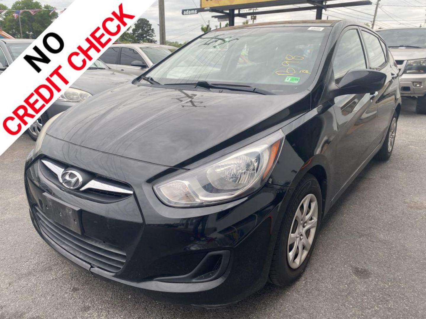 2012 BLACK HYUNDAI ACCENT GLS (KMHCT5AE2CU) with an 1.6L engine, Automatic transmission, located at 930 E Little Creek Road, Norfolk, VA, 23518, (757) 588-0420, 36.915051, -76.244408 - Photo#0