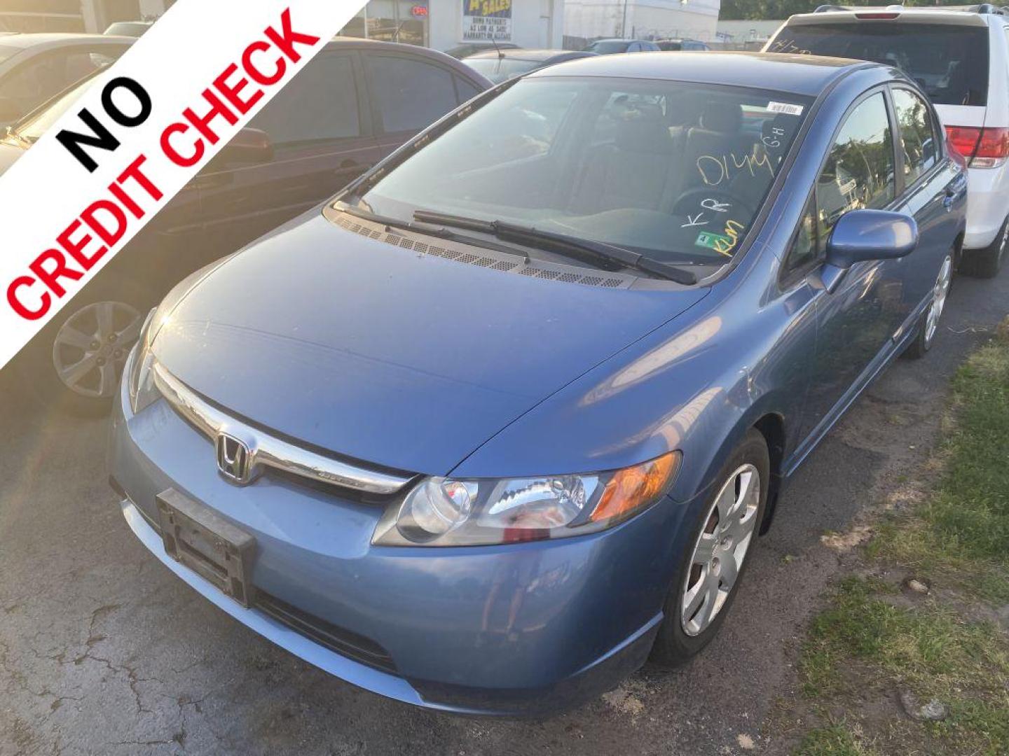 2007 BLUE HONDA CIVIC LX (1HGFA15547L) with an 1.8L engine, 5-Speed Manual transmission, located at 930 E Little Creek Road, Norfolk, VA, 23518, (757) 588-0420, 36.915051, -76.244408 - Photo#0