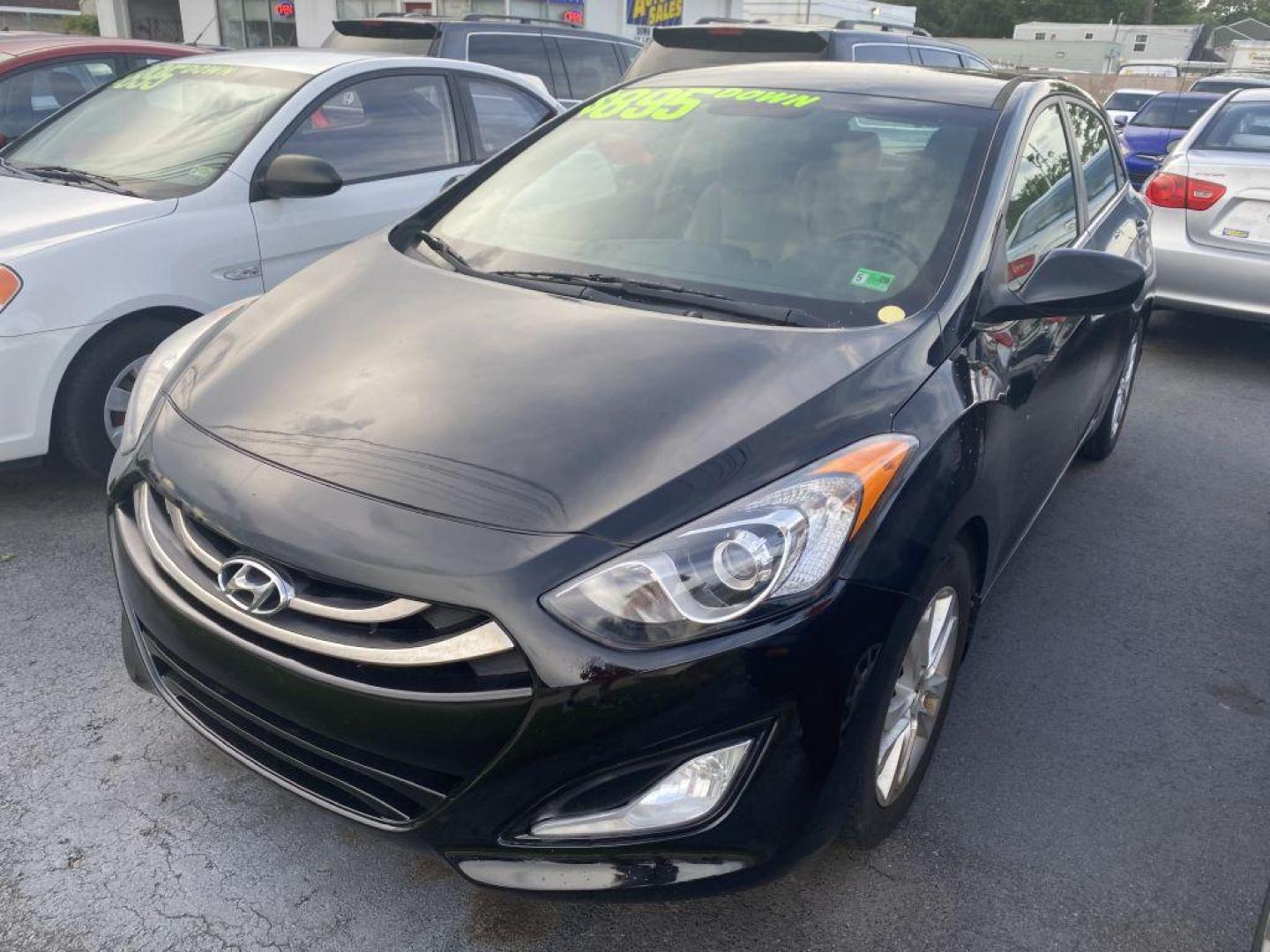 2013 BLACK HYUNDAI ELANTRA GT (KMHD35LE5DU) with an 1.8L engine, Automatic transmission, located at 930 E Little Creek Road, Norfolk, VA, 23518, (757) 588-0420, 36.915051, -76.244408 - Photo#0