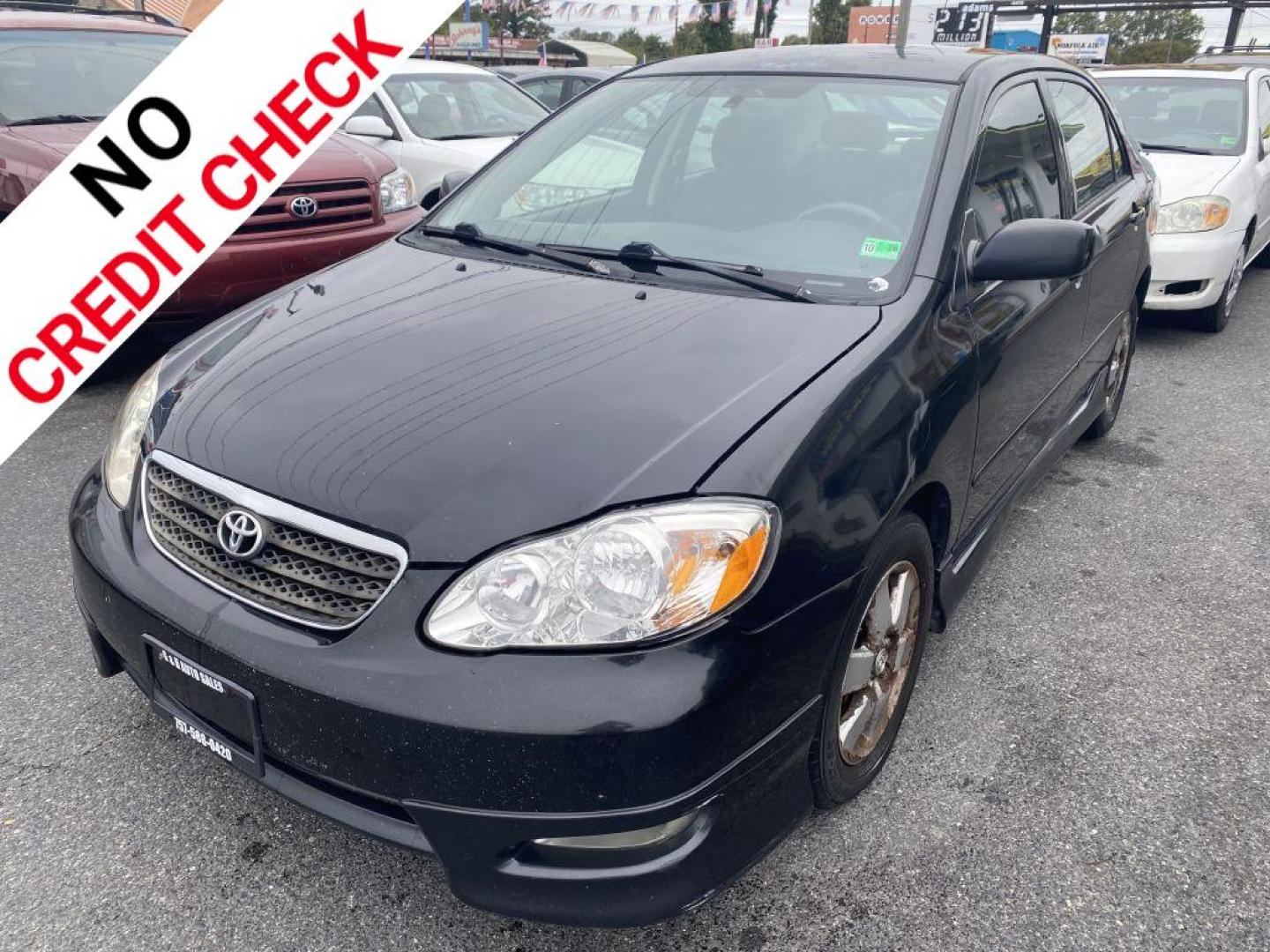 2006 BLACK TOYOTA COROLLA CE (1NXBR32E16Z) with an 1.8L engine, Automatic transmission, located at 930 E Little Creek Road, Norfolk, VA, 23518, (757) 588-0420, 36.915051, -76.244408 - Photo#0