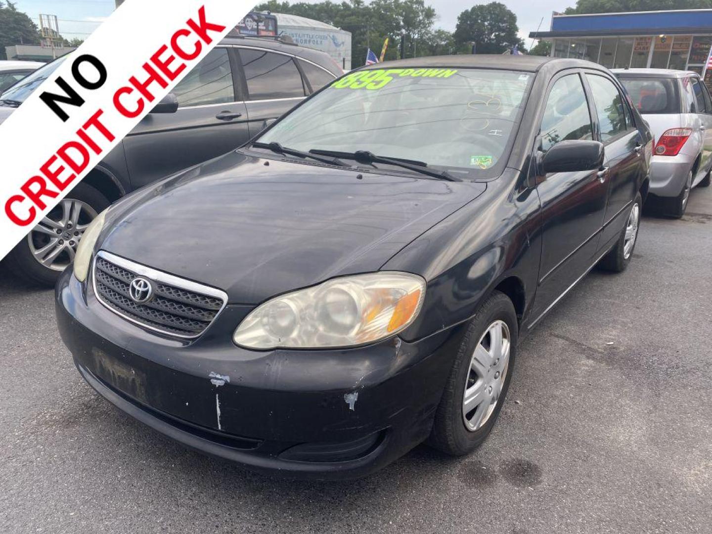 2005 BLACK TOYOTA COROLLA CE (2T1BR32E05C) with an 1.8L engine, Automatic transmission, located at 930 E Little Creek Road, Norfolk, VA, 23518, (757) 588-0420, 36.915051, -76.244408 - Photo#0