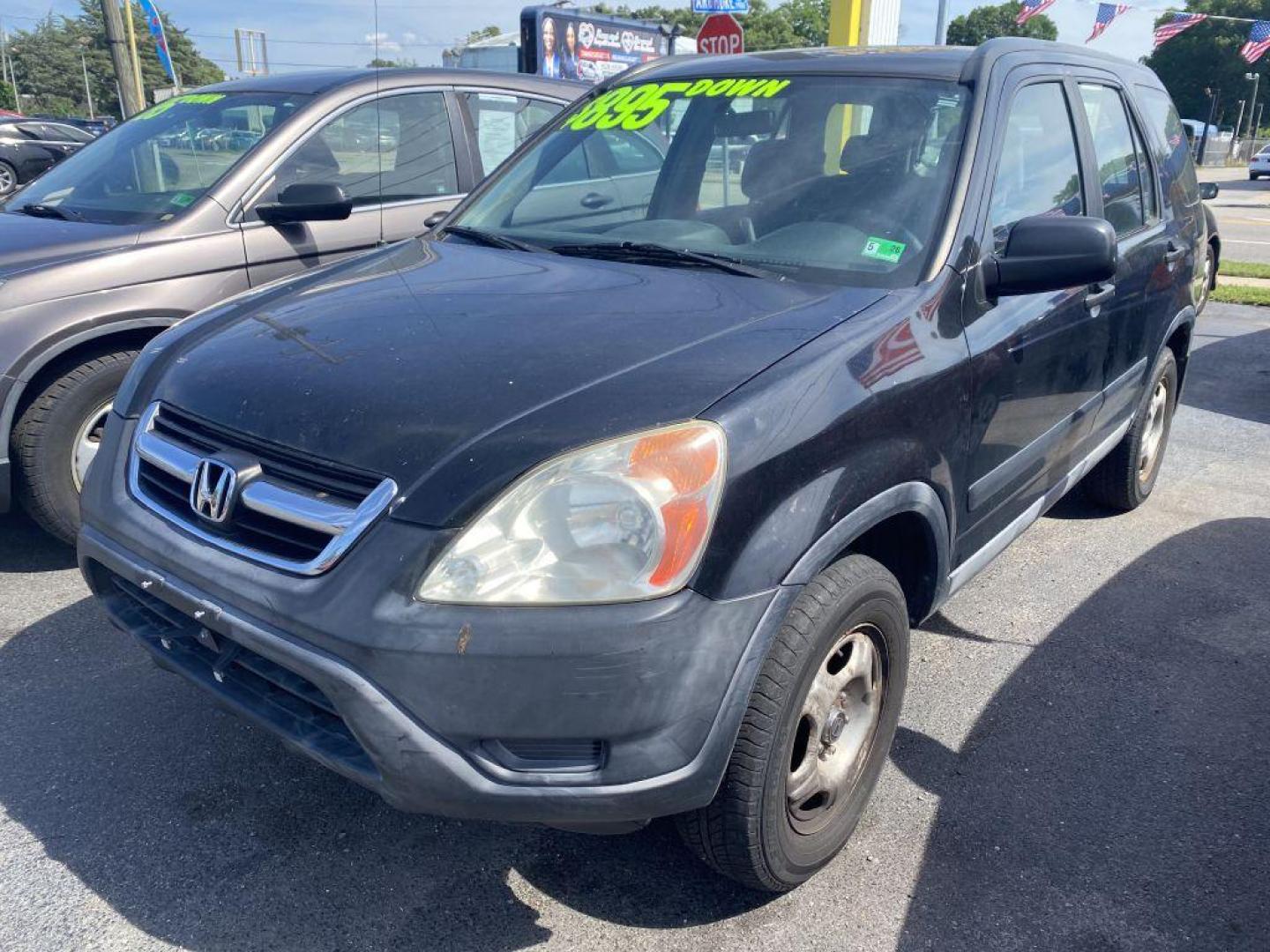 2004 BLACK HONDA CR-V LX (SHSRD685X4U) with an 2.4L engine, Automatic transmission, located at 930 E Little Creek Road, Norfolk, VA, 23518, (757) 588-0420, 36.915051, -76.244408 - Photo#0