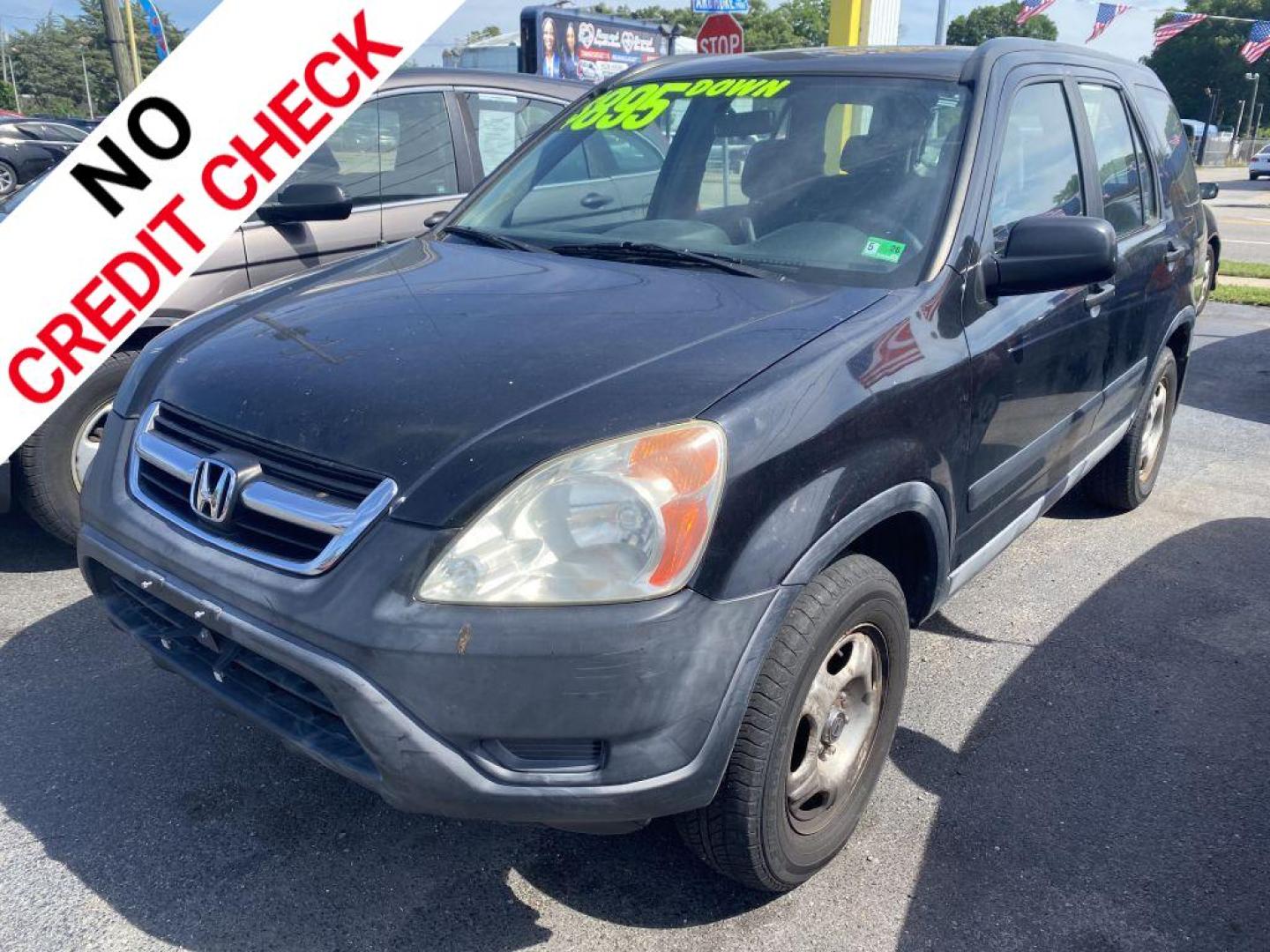 2004 BLACK HONDA CR-V LX (SHSRD685X4U) with an 2.4L engine, Automatic transmission, located at 930 E Little Creek Road, Norfolk, VA, 23518, (757) 588-0420, 36.915051, -76.244408 - Photo#0