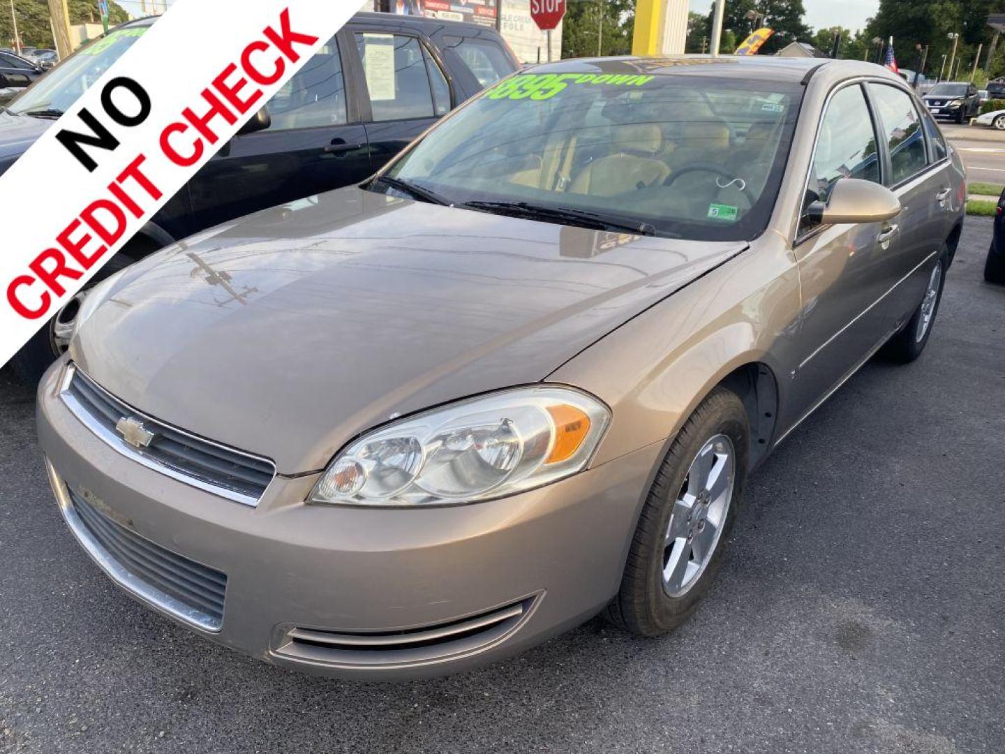 2007 TAN CHEVROLET IMPALA LT (2G1WT58K079) with an 3.5L engine, Automatic transmission, located at 930 E Little Creek Road, Norfolk, VA, 23518, (757) 588-0420, 36.915051, -76.244408 - Photo#0