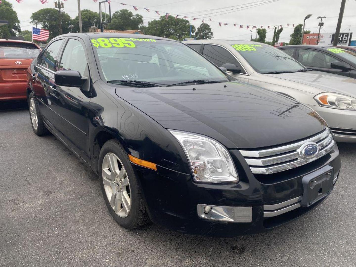 2007 BLACK FORD FUSION SEL (3FAHP02167R) with an 3.0L engine, Automatic transmission, located at 930 E Little Creek Road, Norfolk, VA, 23518, (757) 588-0420, 36.915051, -76.244408 - Photo#0