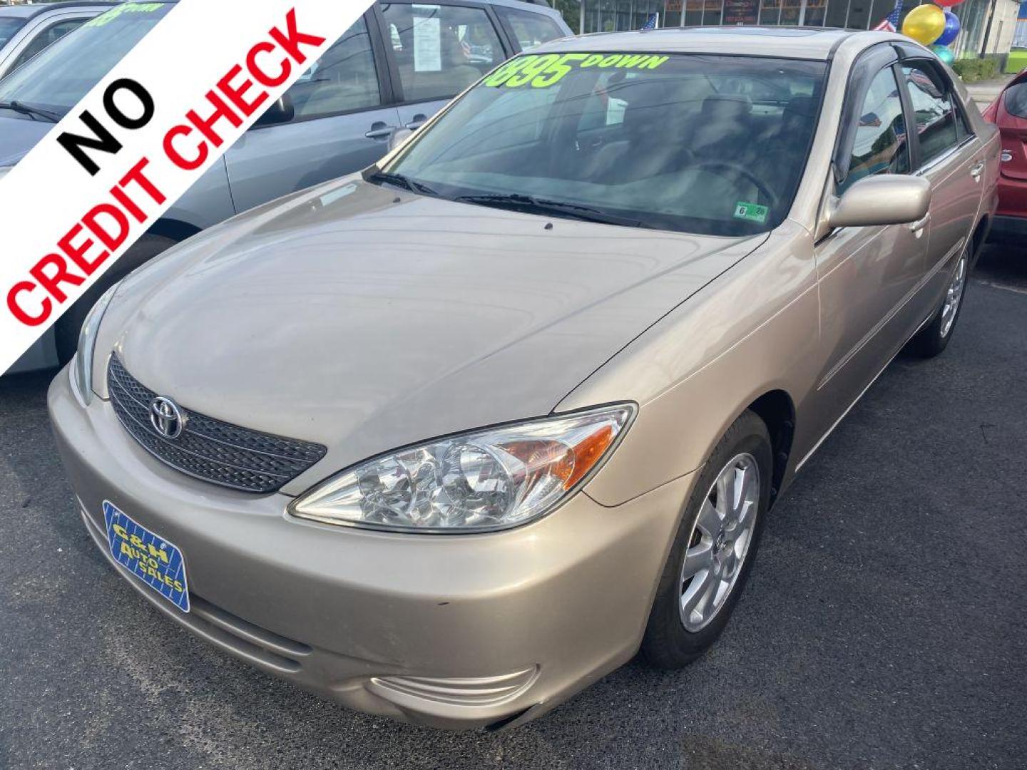 2002 TAN TOYOTA CAMRY LE (4T1BF30K82U) with an 3.0L engine, Automatic transmission, located at 930 E Little Creek Road, Norfolk, VA, 23518, (757) 588-0420, 36.915051, -76.244408 - Photo#0