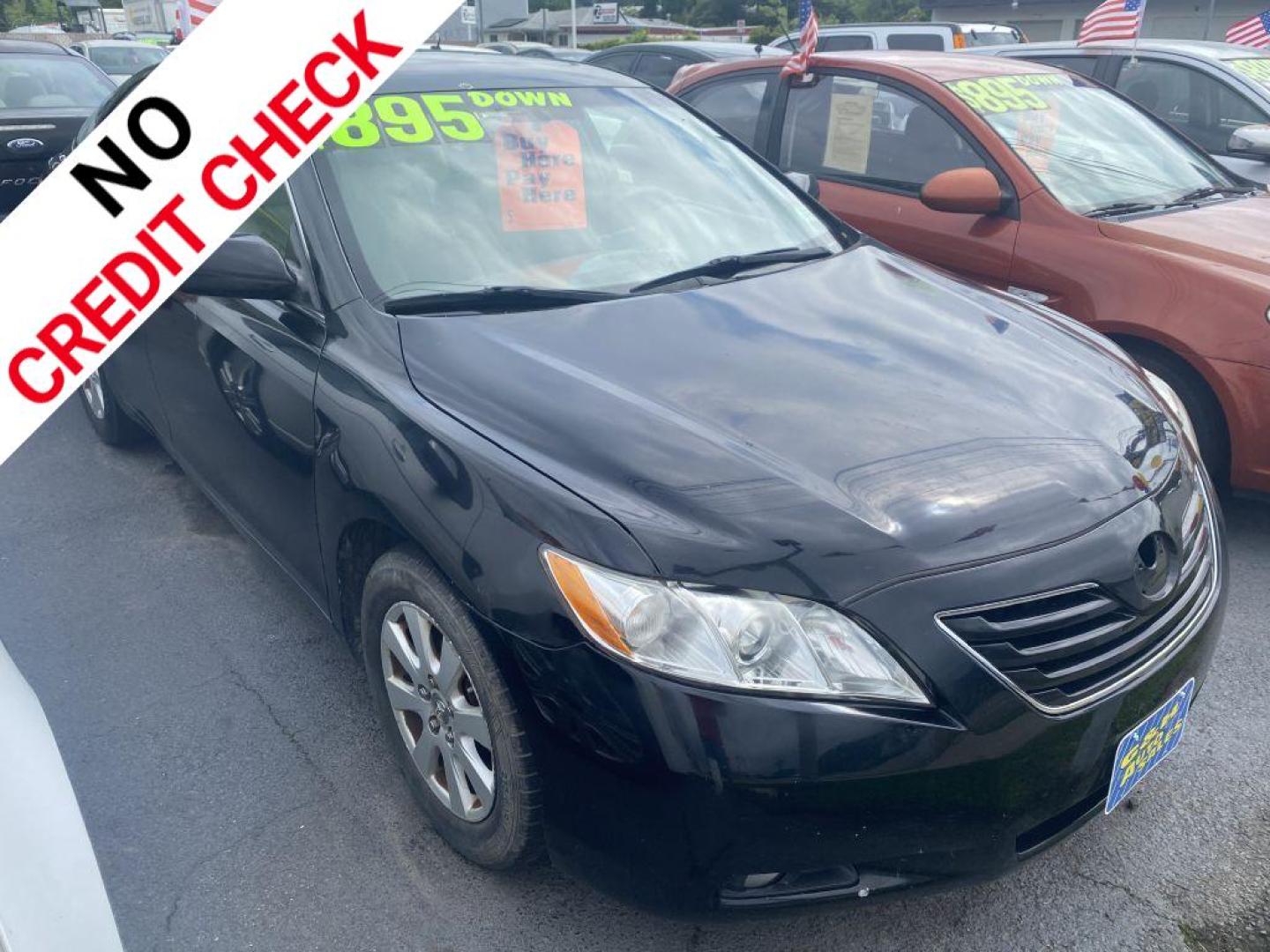 2007 BLACK TOYOTA CAMRY CE (4T1BE46K87U) with an 2.4L engine, Automatic transmission, located at 930 E Little Creek Road, Norfolk, VA, 23518, (757) 588-0420, 36.915051, -76.244408 - Photo#0