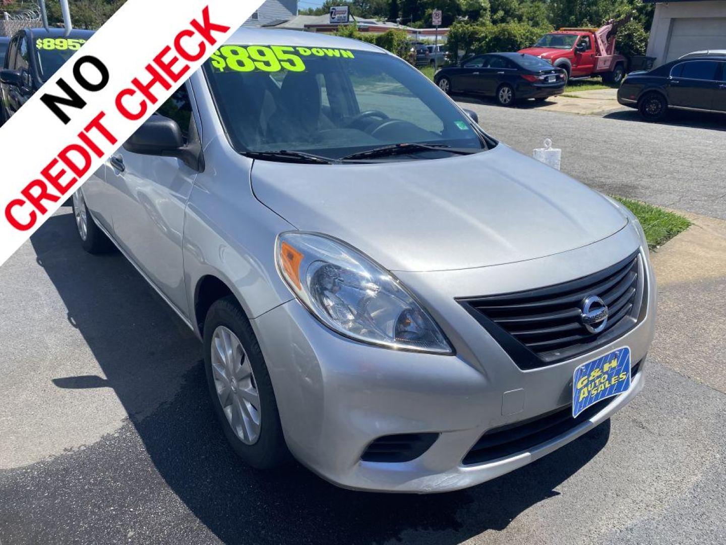 2012 SILVER NISSAN VERSA S (3N1CN7AP1CL) with an 1.6L engine, Manual transmission, located at 930 E Little Creek Road, Norfolk, VA, 23518, (757) 588-0420, 36.915051, -76.244408 - Photo#0