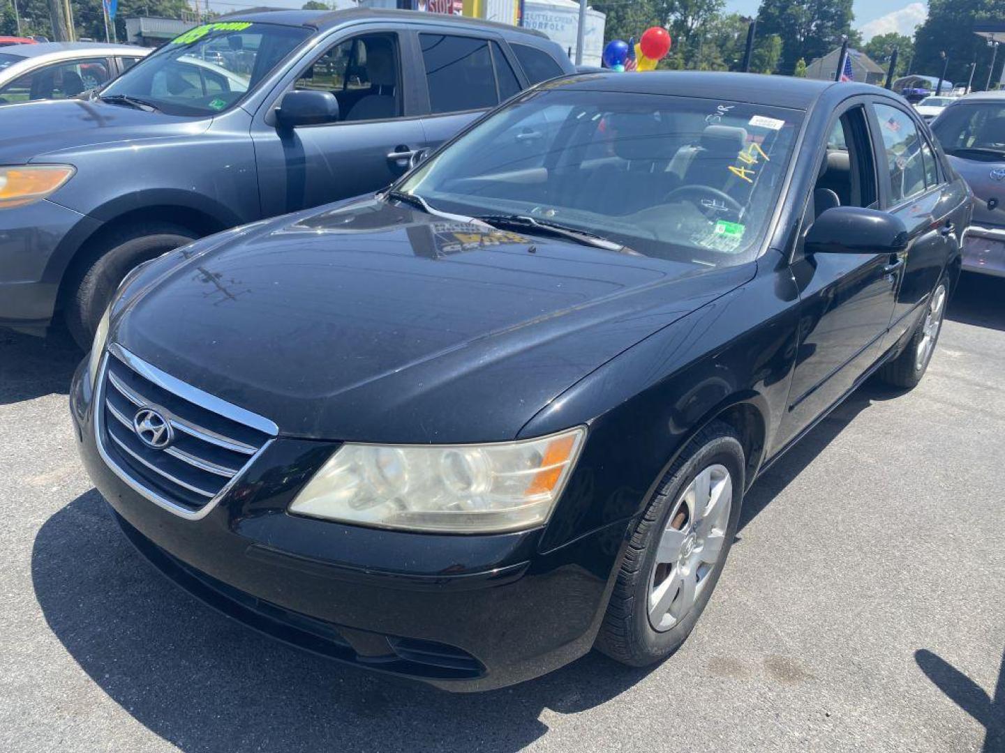 2010 BLACK HYUNDAI SONATA GLS (5NPET4AC3AH) with an 2.4L engine, Automatic transmission, located at 930 E Little Creek Road, Norfolk, VA, 23518, (757) 588-0420, 36.915051, -76.244408 - Photo#0