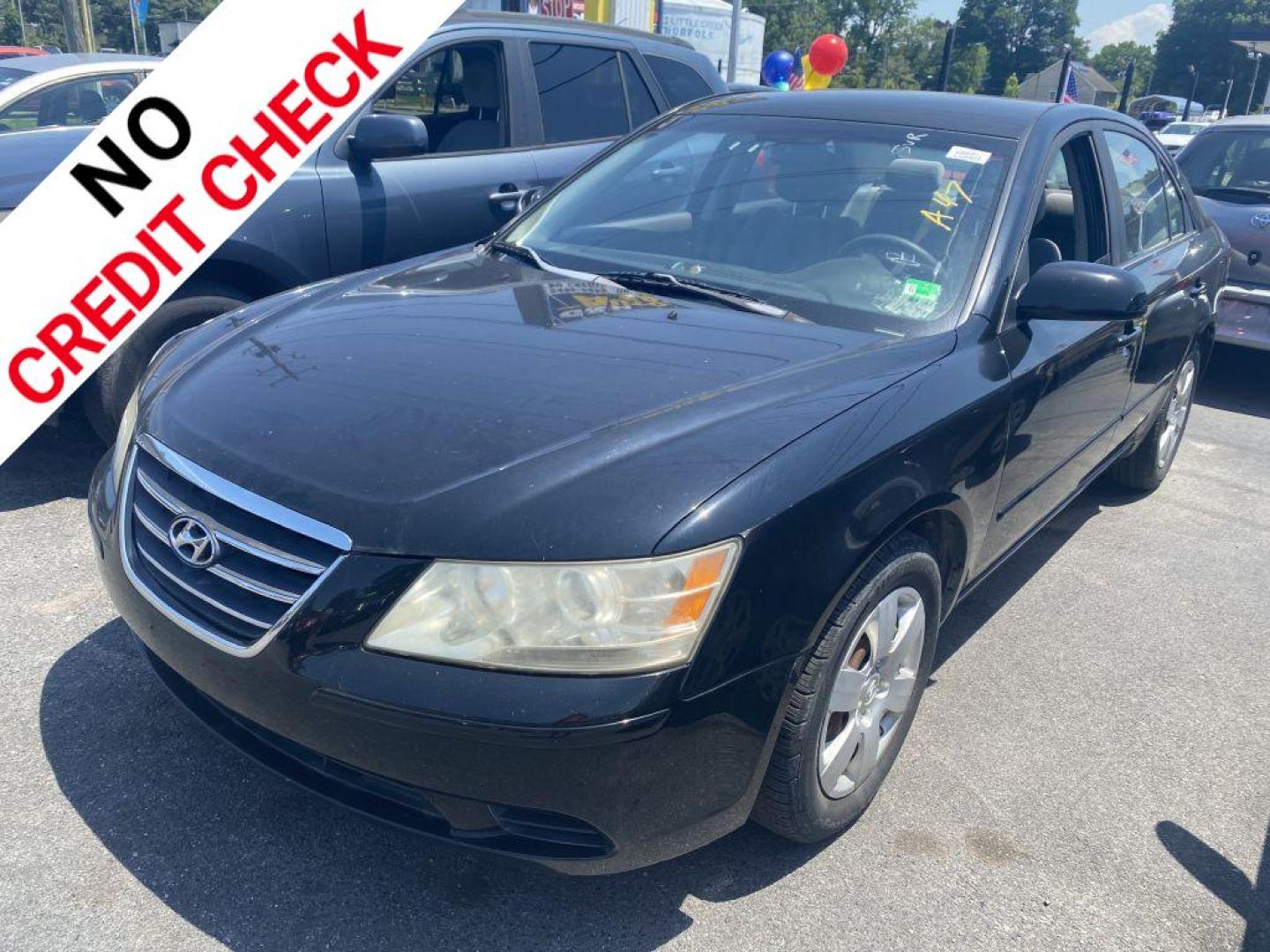 2010 BLACK HYUNDAI SONATA GLS (5NPET4AC3AH) with an 2.4L engine, Automatic transmission, located at 930 E Little Creek Road, Norfolk, VA, 23518, (757) 588-0420, 36.915051, -76.244408 - Photo#0
